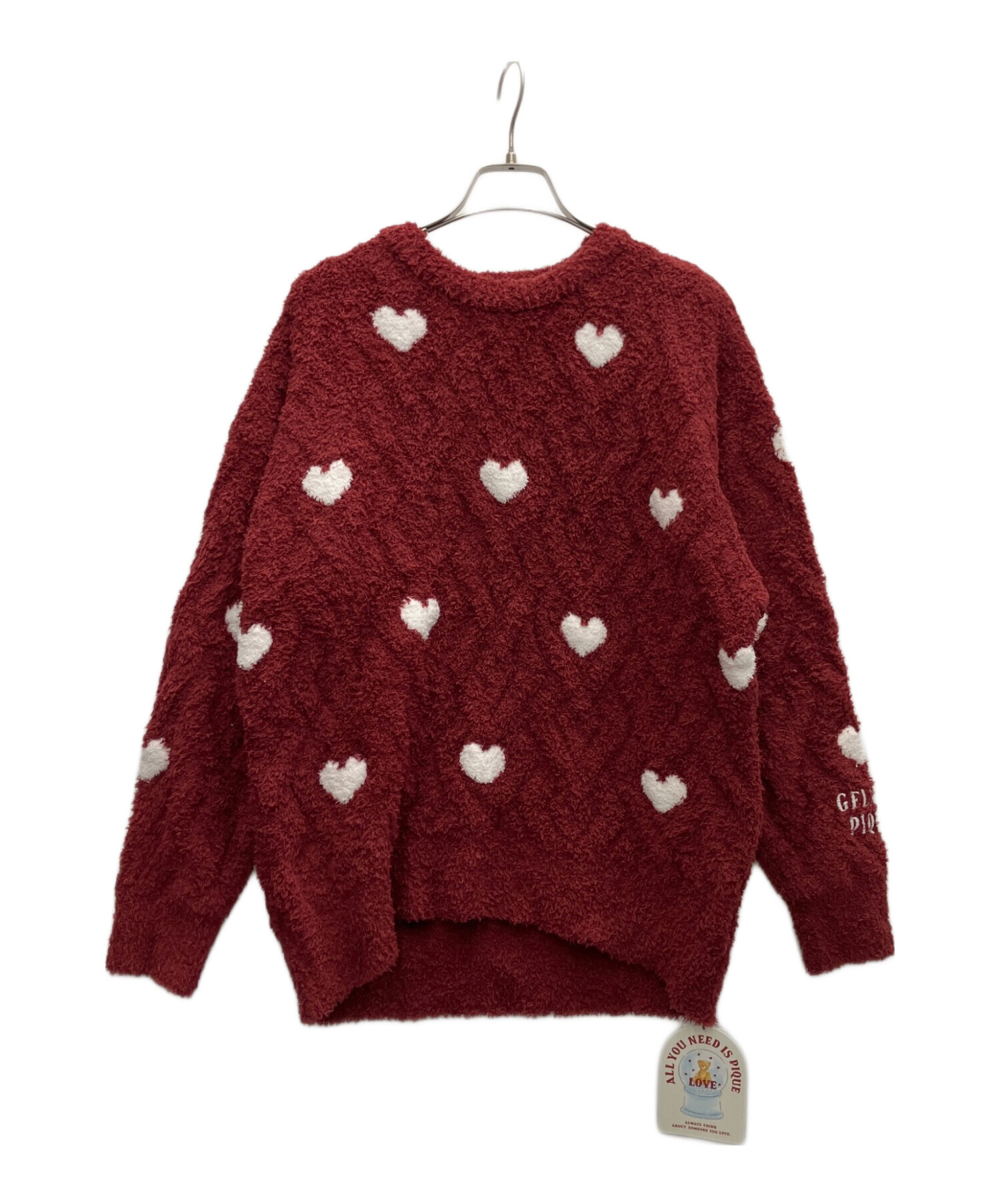 中古・古着通販】gelato pique (ジェラートピケ) ハートアランプル