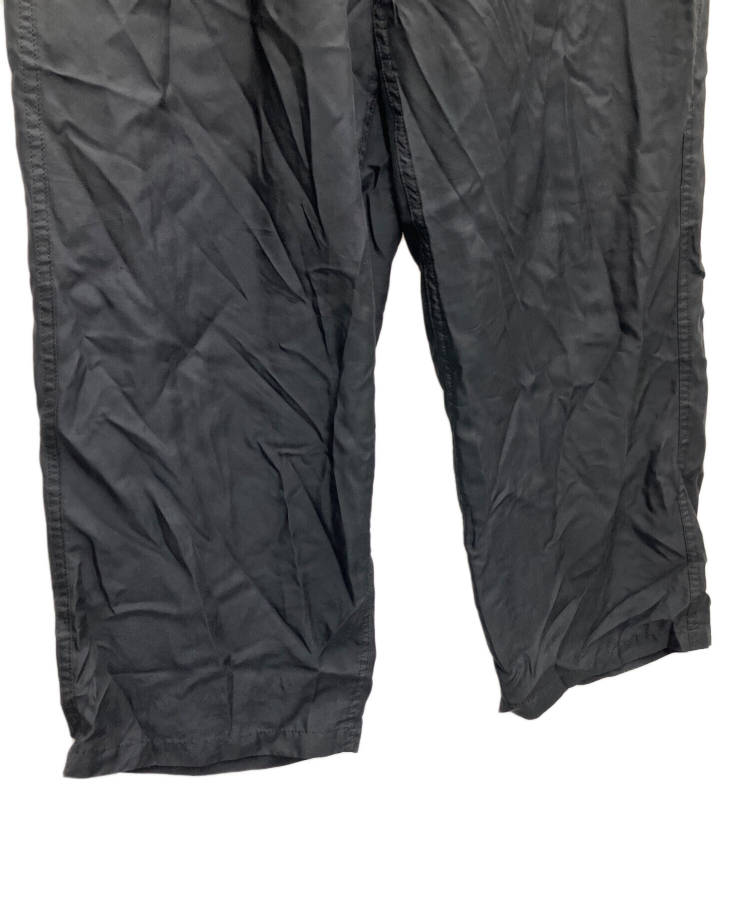 【未使用】Graphpaper グラフペーパー イージーパンツ メンズ ブラック 中古・古着通販】Graphpaper (グラフペーパー) イージーパンツ