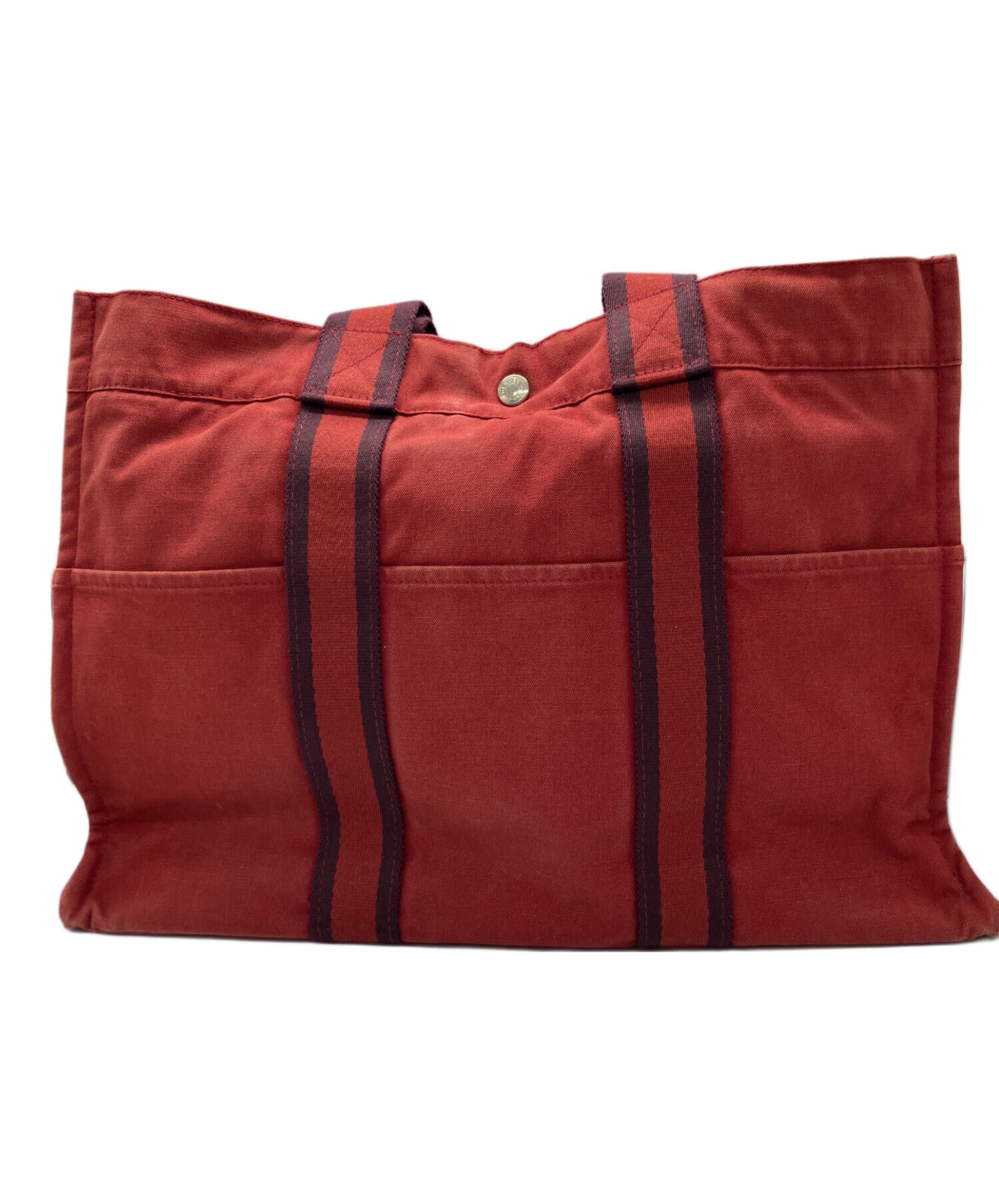 中古・古着通販】HERMES (エルメス) フールトゥMMトートバッグ レッド