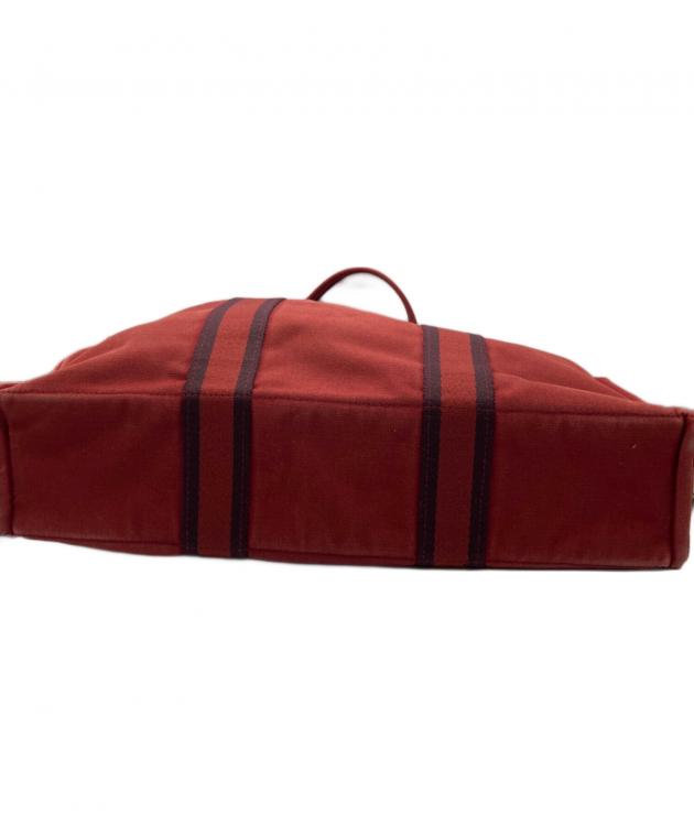 中古・古着通販】HERMES (エルメス) フールトゥMMトートバッグ レッド