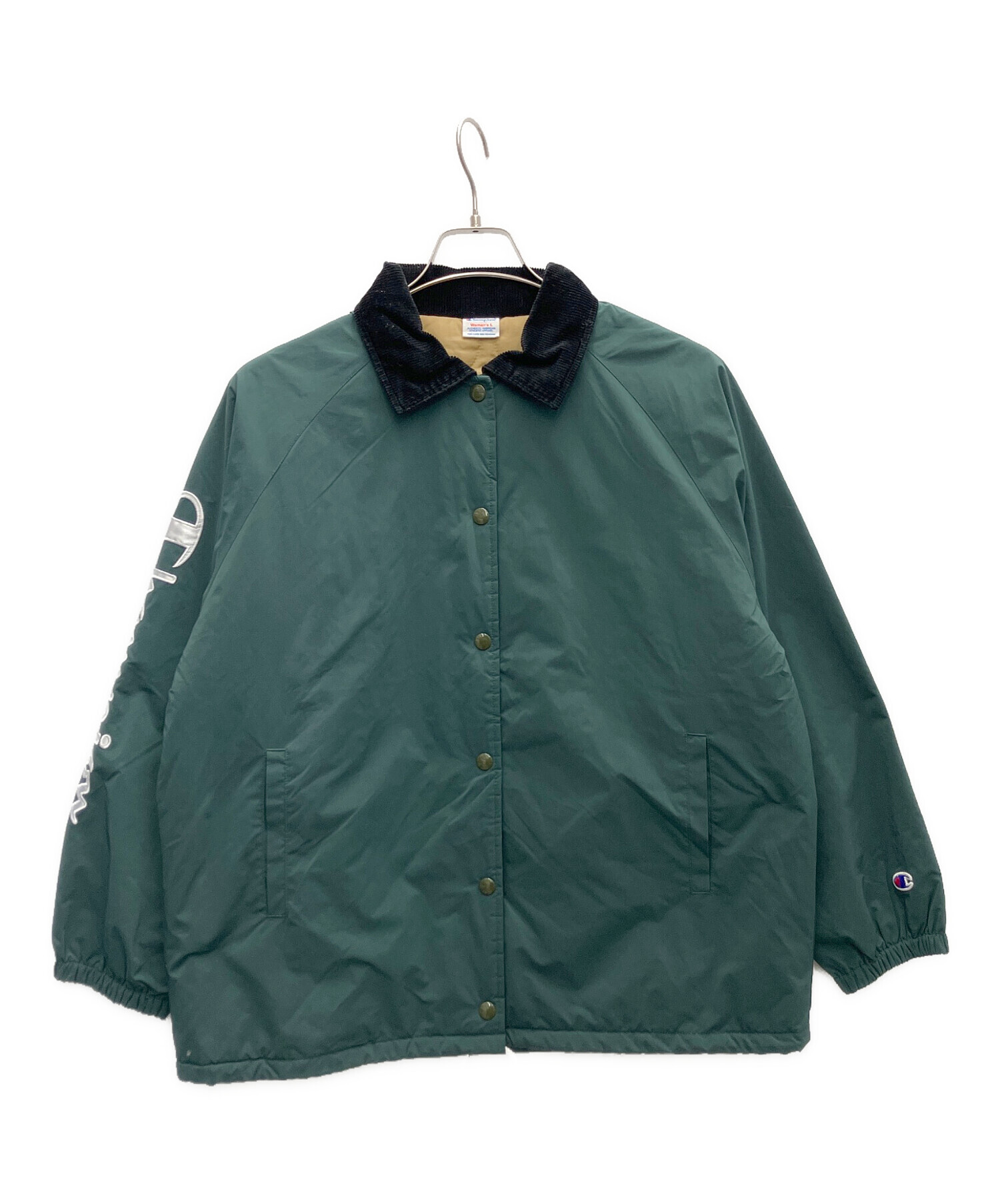 中古・古着通販】Champion (チャンピオン) コーチジャケット グリーン