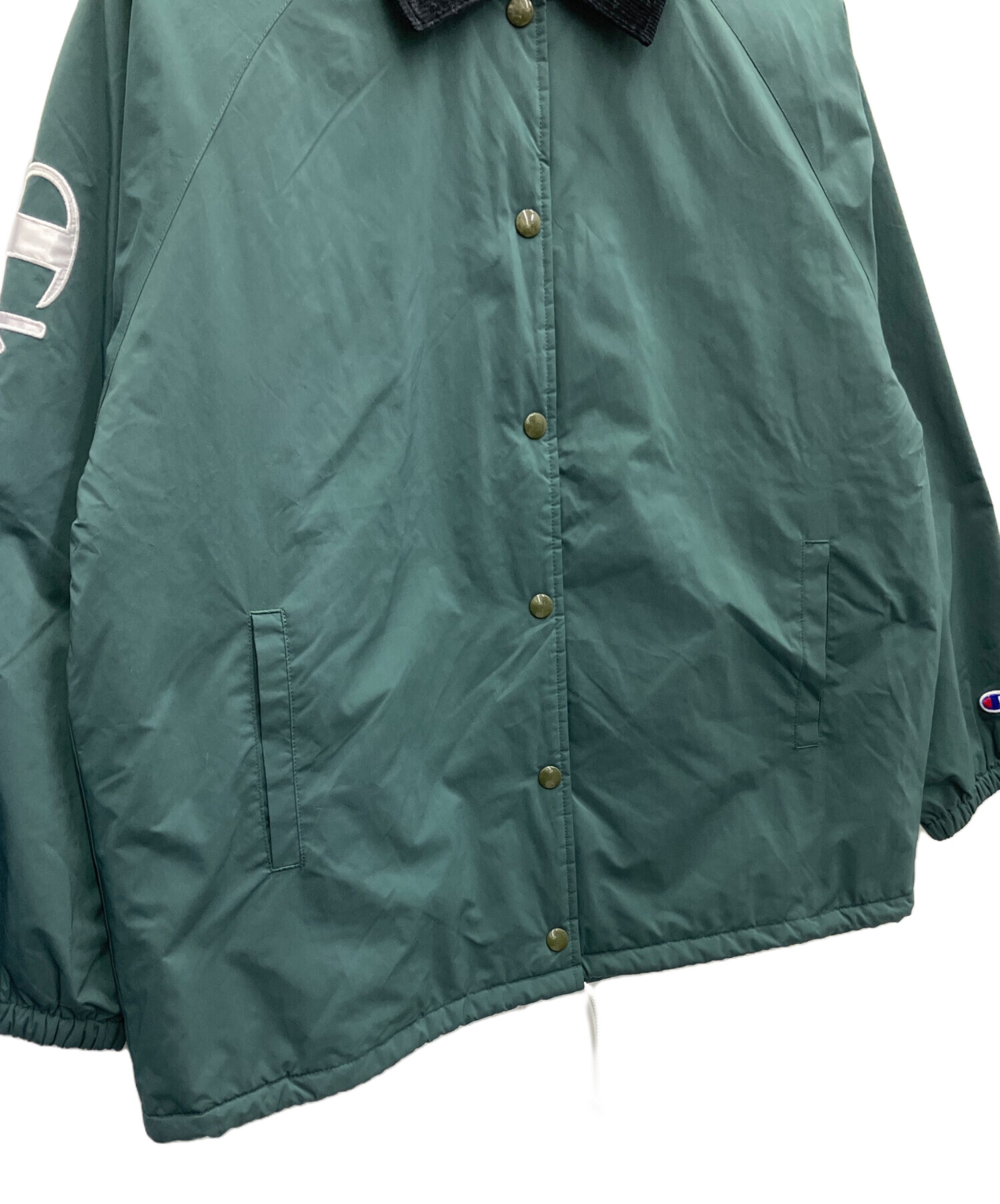 中古・古着通販】Champion (チャンピオン) コーチジャケット グリーン