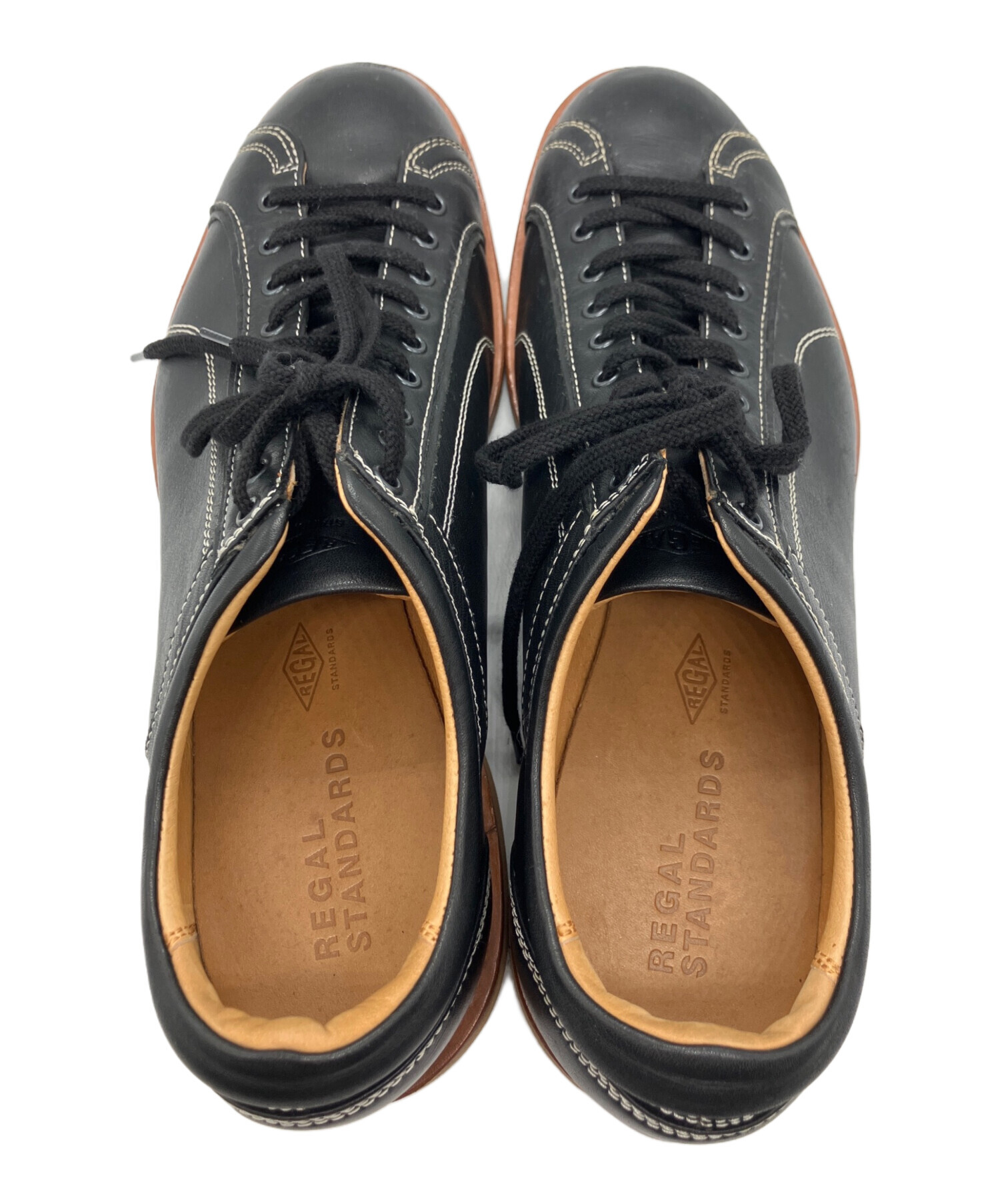 中古・古着通販】REGAL (リーガル) レザースニーカー ブラック サイズ