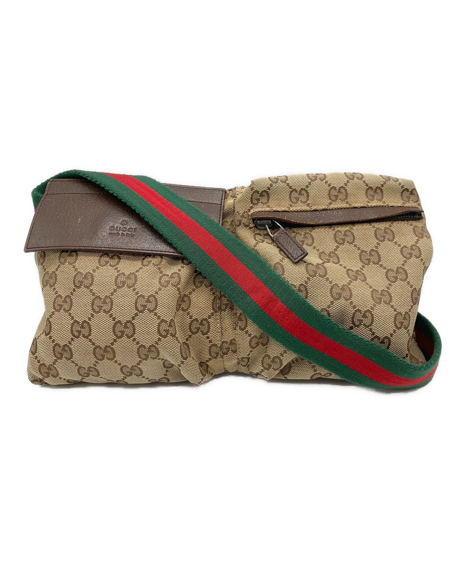 中古・古着通販】GUCCI (グッチ) ウエストポーチ ベージュ｜ブランド