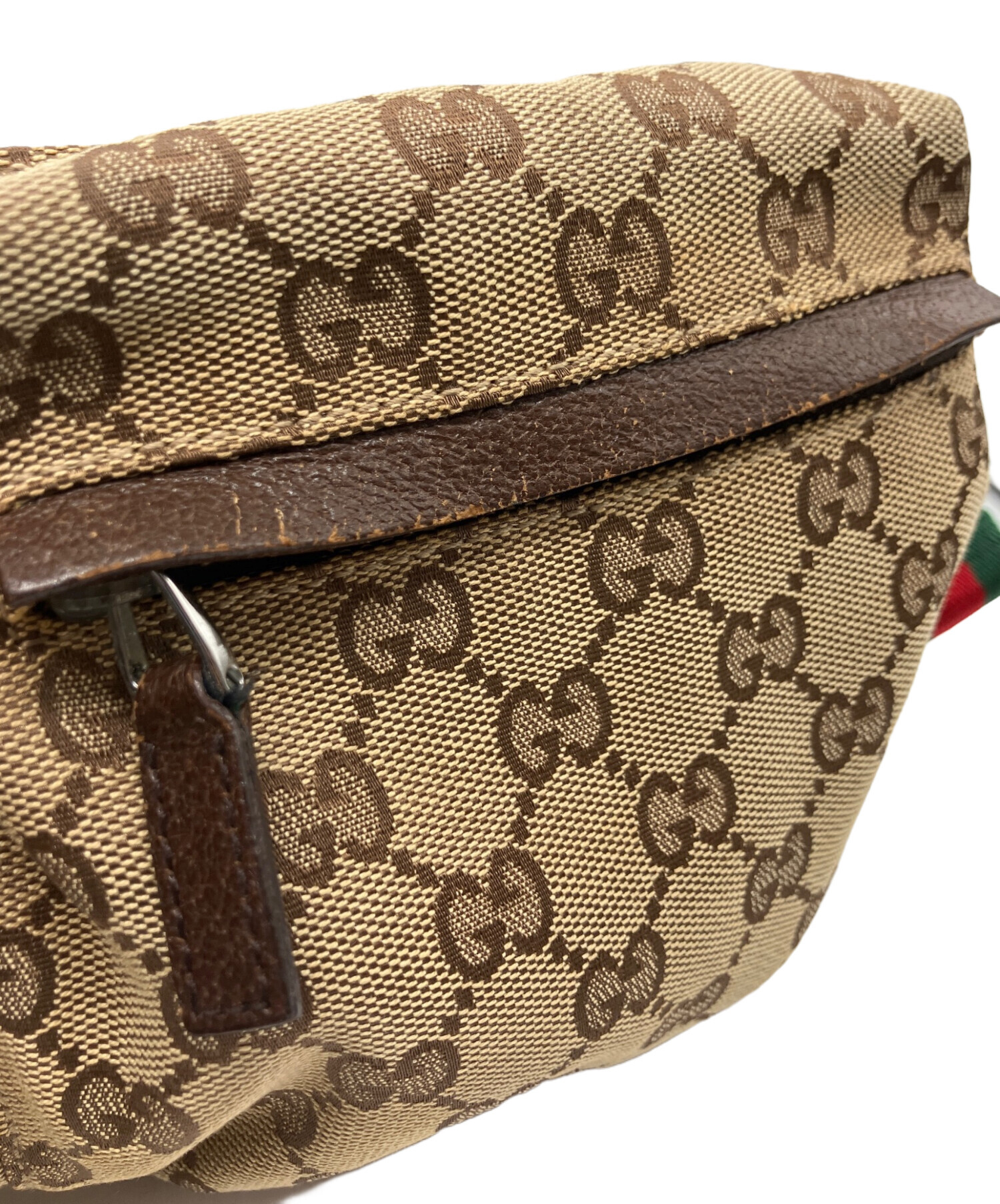 中古・古着通販】GUCCI (グッチ) ウエストポーチ ベージュ｜ブランド