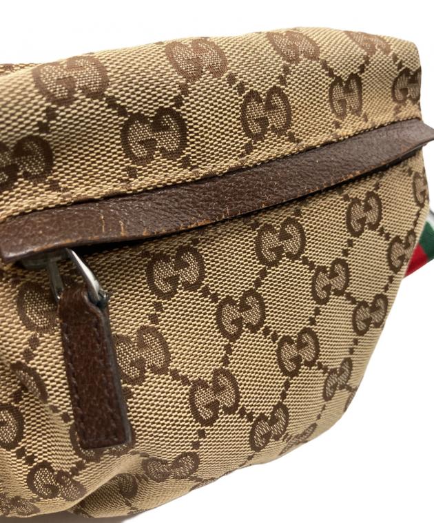 中古・古着通販】GUCCI (グッチ) ウエストポーチ ベージュ｜ブランド