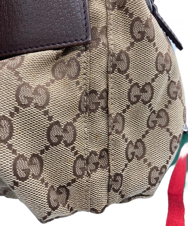 GUCCI GGパターン ウエストポーチ　ベージュ 中古・古着通販】GUCCI (グッチ) ウエストポーチ ベージュ｜ブランド