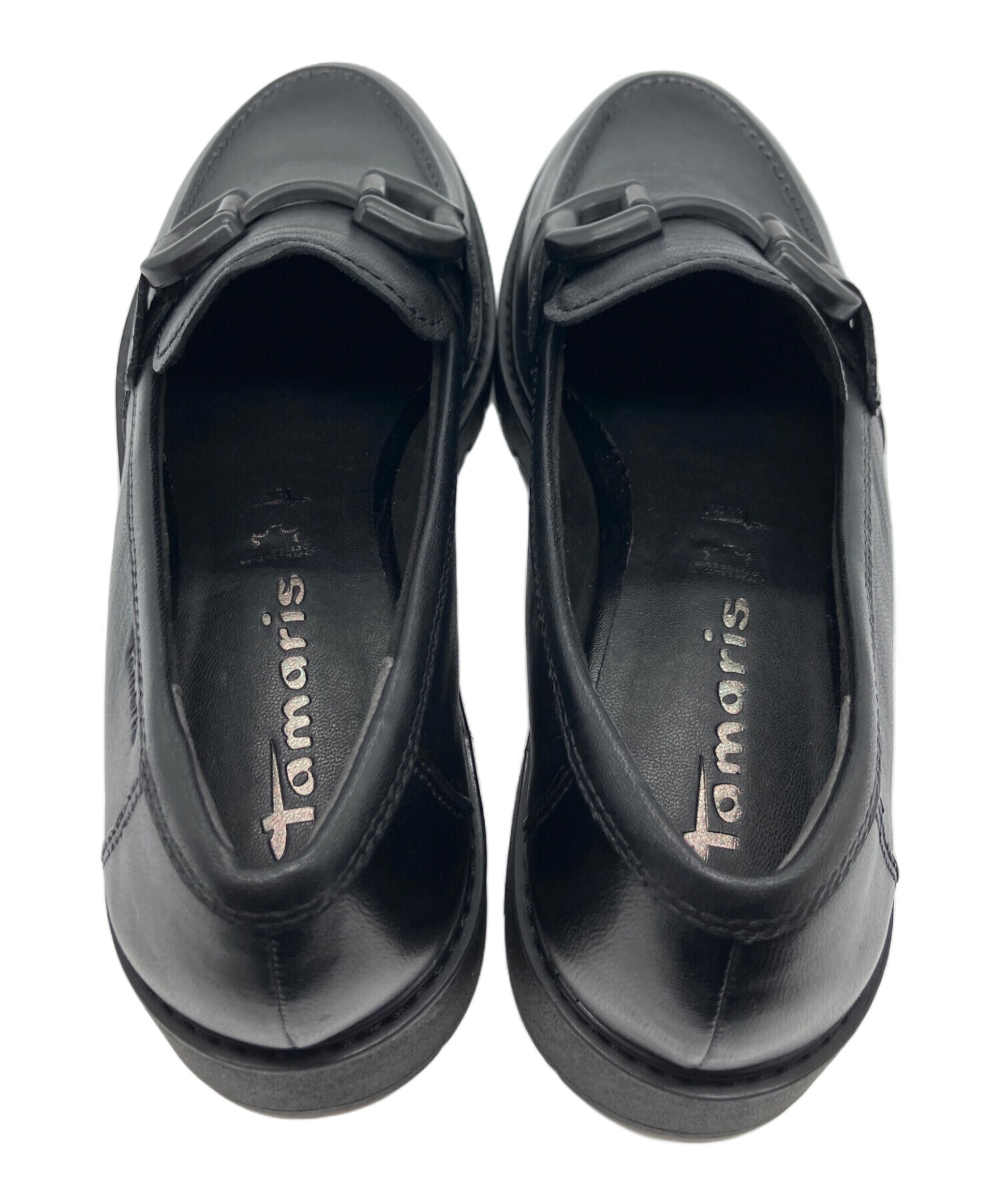 中古・古着通販】Tamaris (タマリス) ビットローファー ブラック 