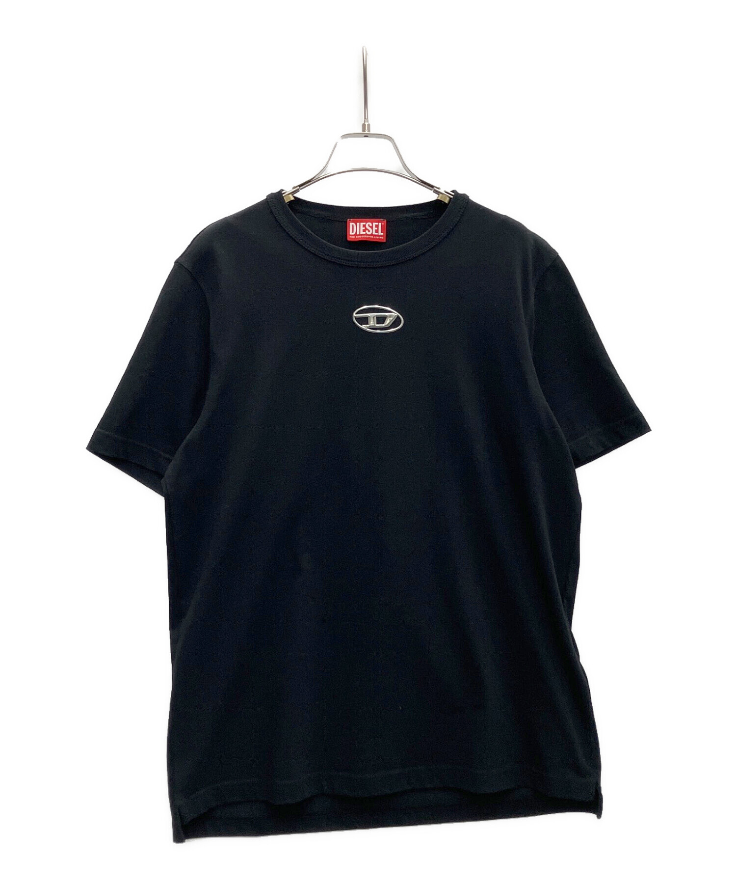 中古・古着通販】DIESEL (ディーゼル) 半袖カットソー ブラック サイズ 