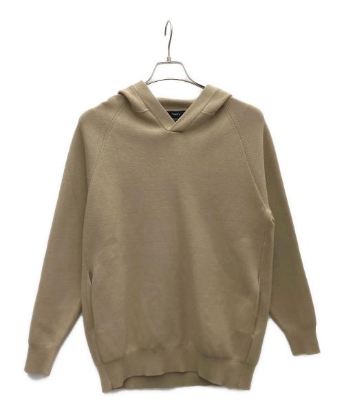 セオリー theory Safari掲載 パーカー セピアベージュ　春・秋 セオリー theory Safari掲載 パーカー セピアベージュ 春・秋