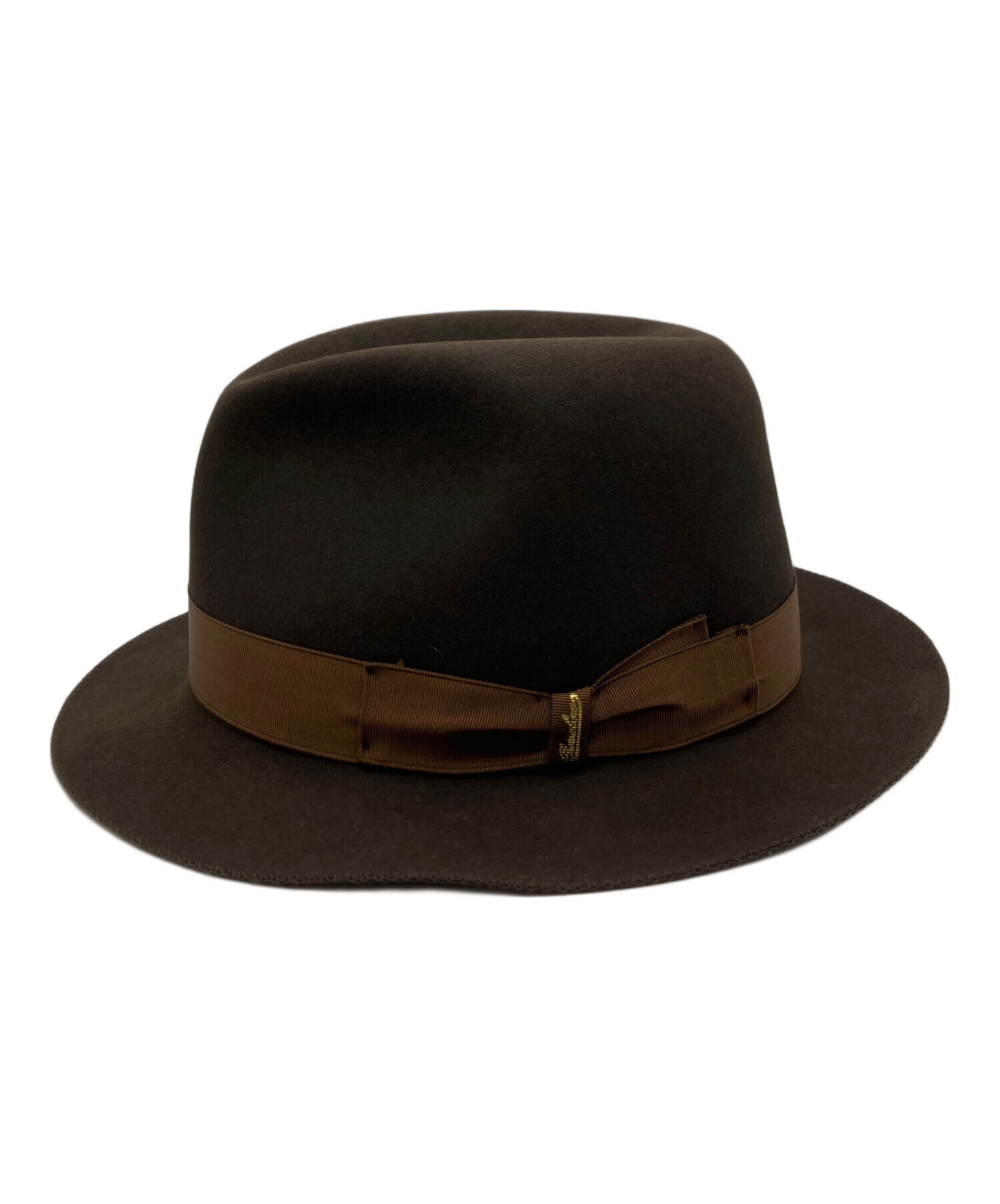 中古・古着通販】BORSALINO (ボルサリーノ) 中折れハット ブラウン