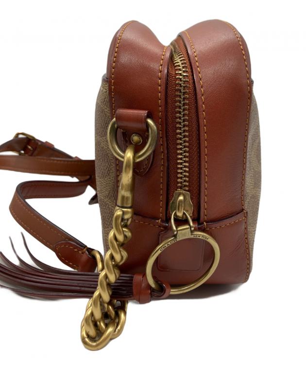 中古・古着通販】COACH (コーチ) ショルダーバッグ ブラウン｜ブランド