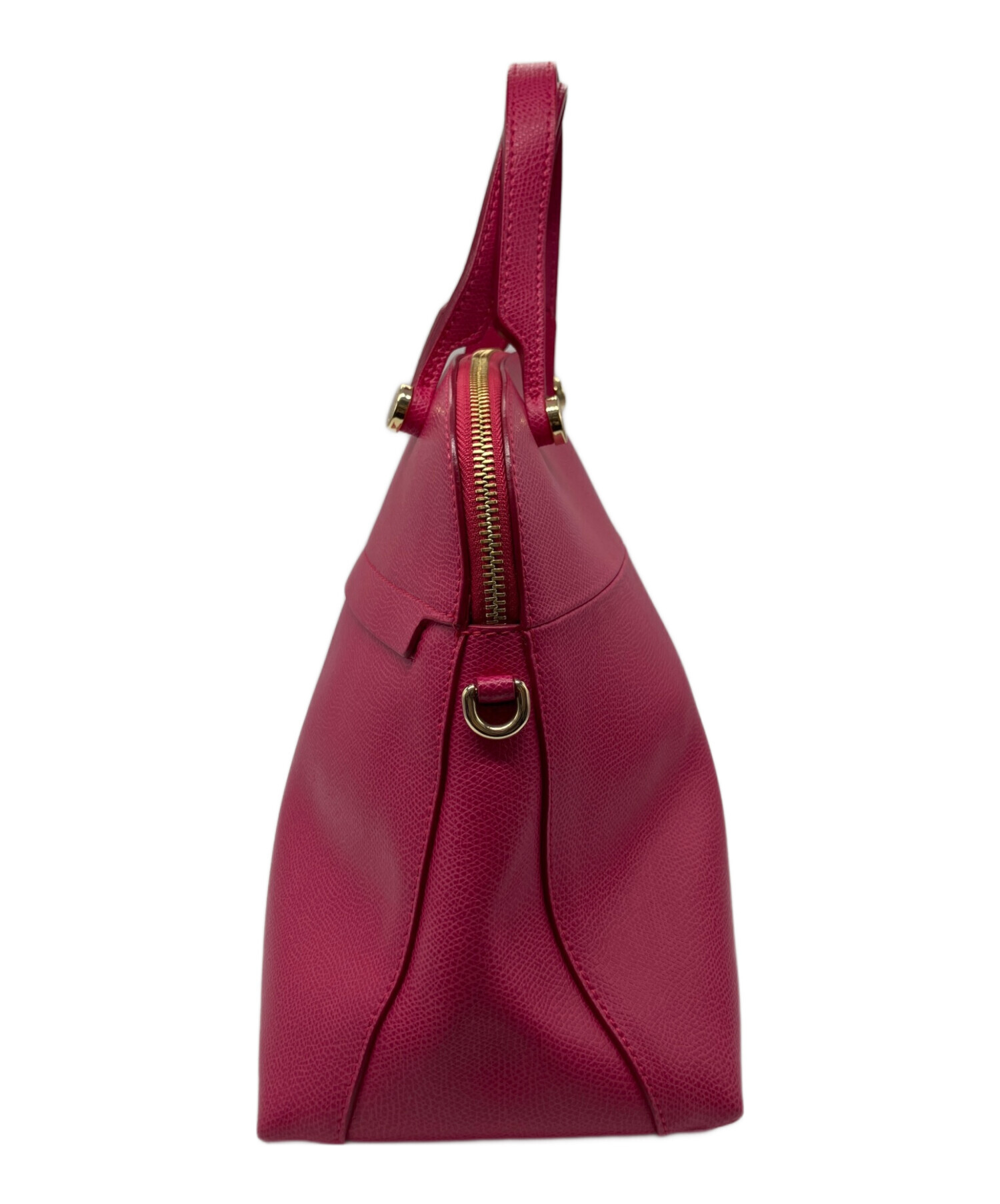 ピンクレザー2WAYバッグ 中古・古着通販】FURLA (フルラ) 2WAYバッグ ショッキングピンク