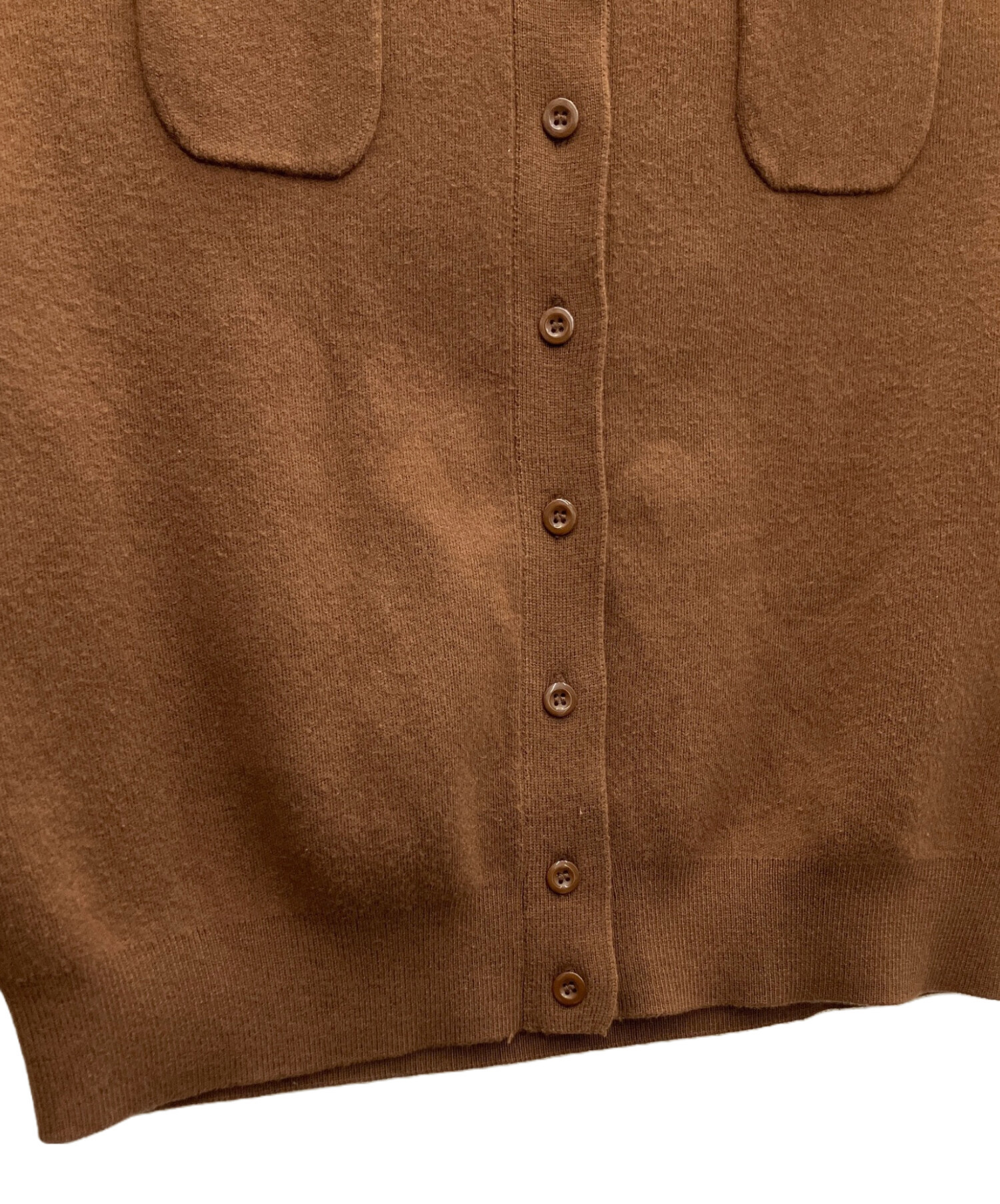 『美品』CABAN ブラウンカーディガン Fサイズ 中古・古着通販】CABaN (キャバン) ニットカーディガン ブラウン