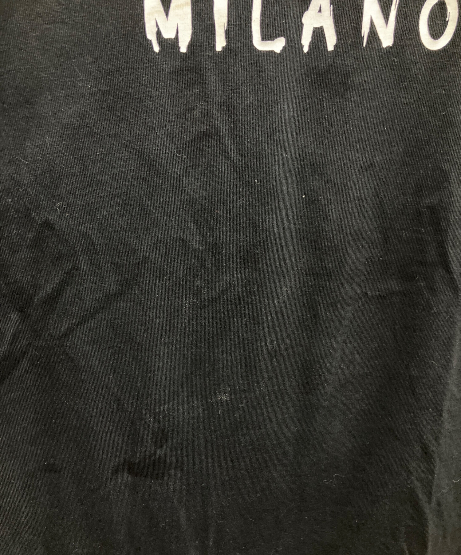 中古・古着通販】MSGM (エムエスジーエム) 長袖カットソー ブラック