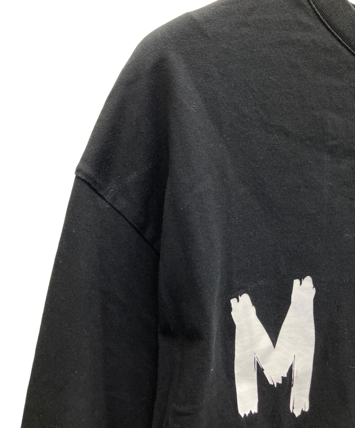 中古・古着通販】MSGM (エムエスジーエム) 長袖カットソー ブラック