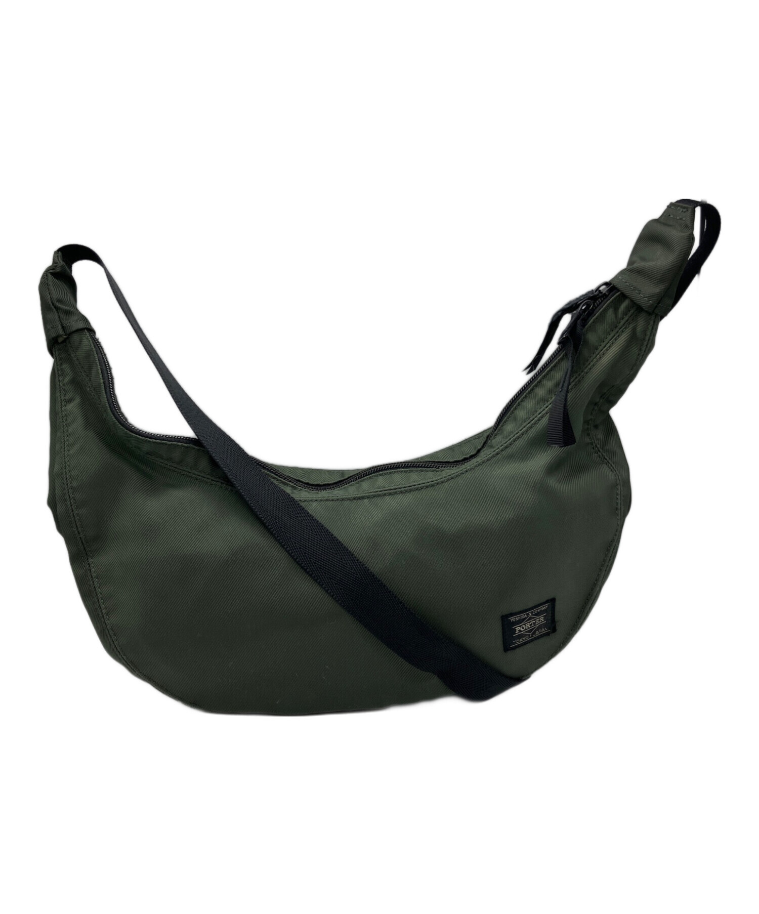 PORTERショルダーバッグ　カーキ 中古・古着通販】PORTER (ポーター) ショルダーバッグ カーキ