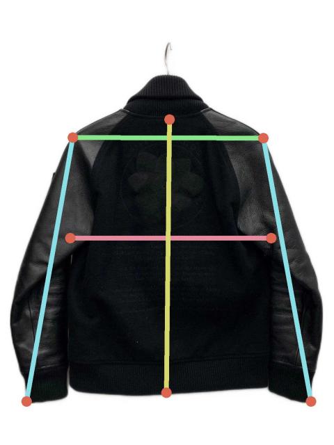 中古・古着通販】GDC (ジーディーシー) スタジャン ブラック サイズ:M