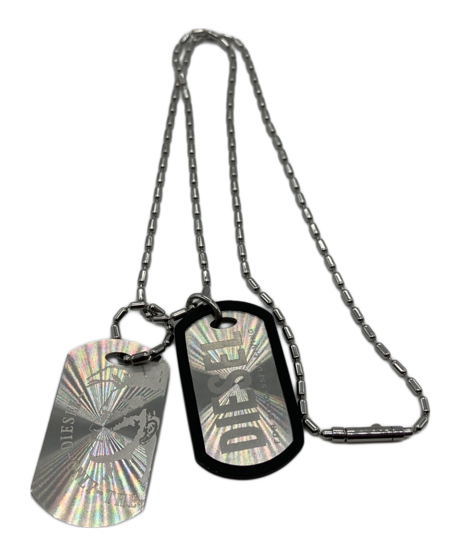 中古・古着通販】DIESEL (ディーゼル) ドッグタグ シルバー｜ブランド
