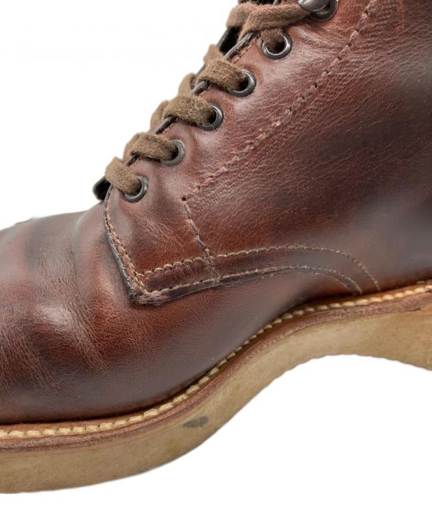 中古・古着通販】ALDEN (オールデン) ブーツ ブラウン サイズ:7 1/2