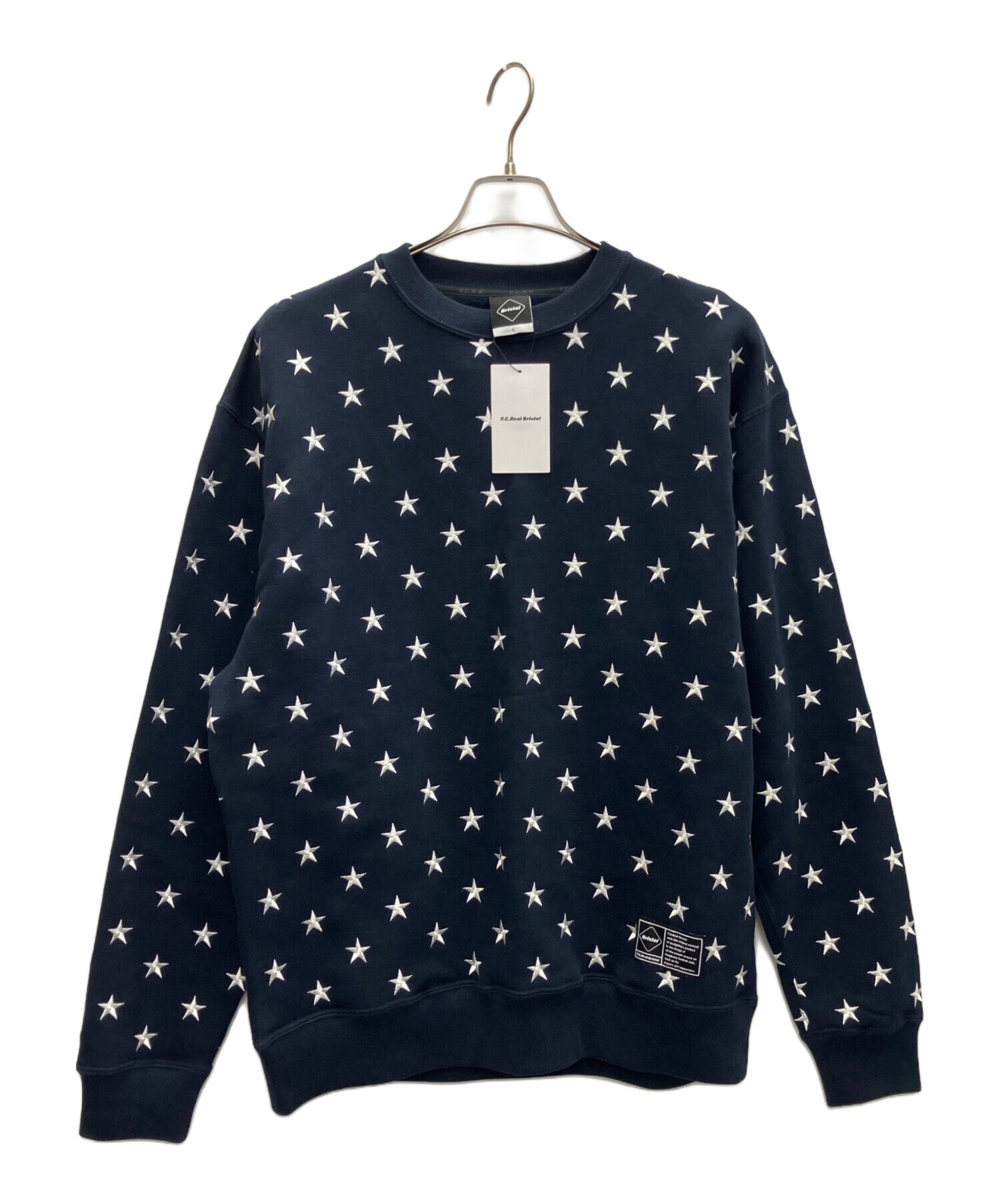 中古・古着通販】Bristol (ブリストル) ALL OVER STAR CREWNECK SWEAT