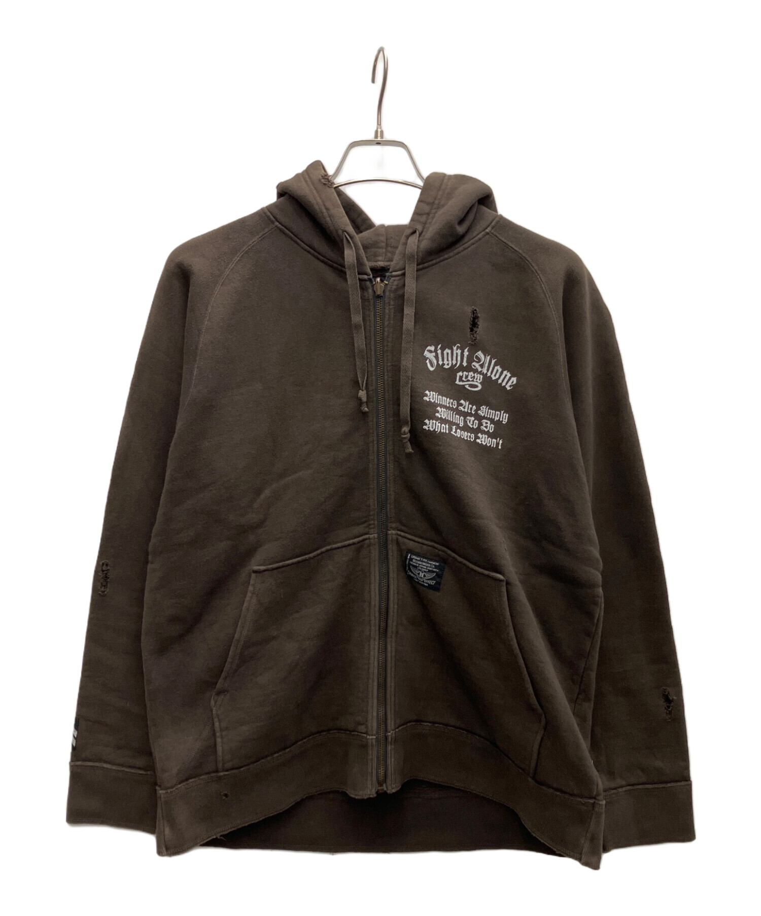 NEIGHBORHOOD(ネイバーフッド) LOGIC/C-ZIP HOODED.LS ロッジクジップアップパーカー メンズ JPN：L 【中古】【ブランド古着バズストア】 中古・古着通販】NEIGHBORHOOD (ネイバーフッド) ジップパーカー