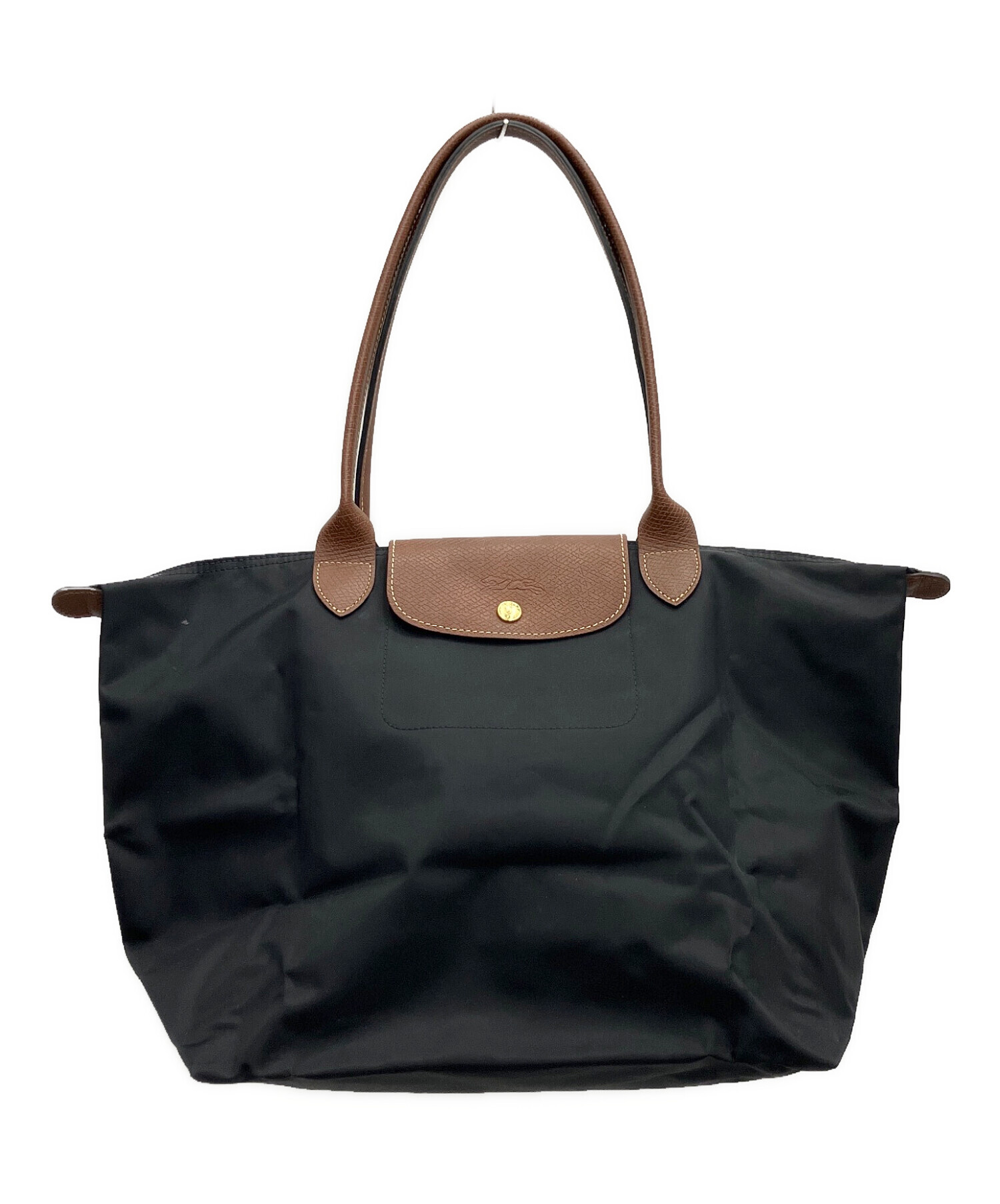 中古・古着通販】LONGCHAMP (ロンシャン) トートバッグ ブラック 