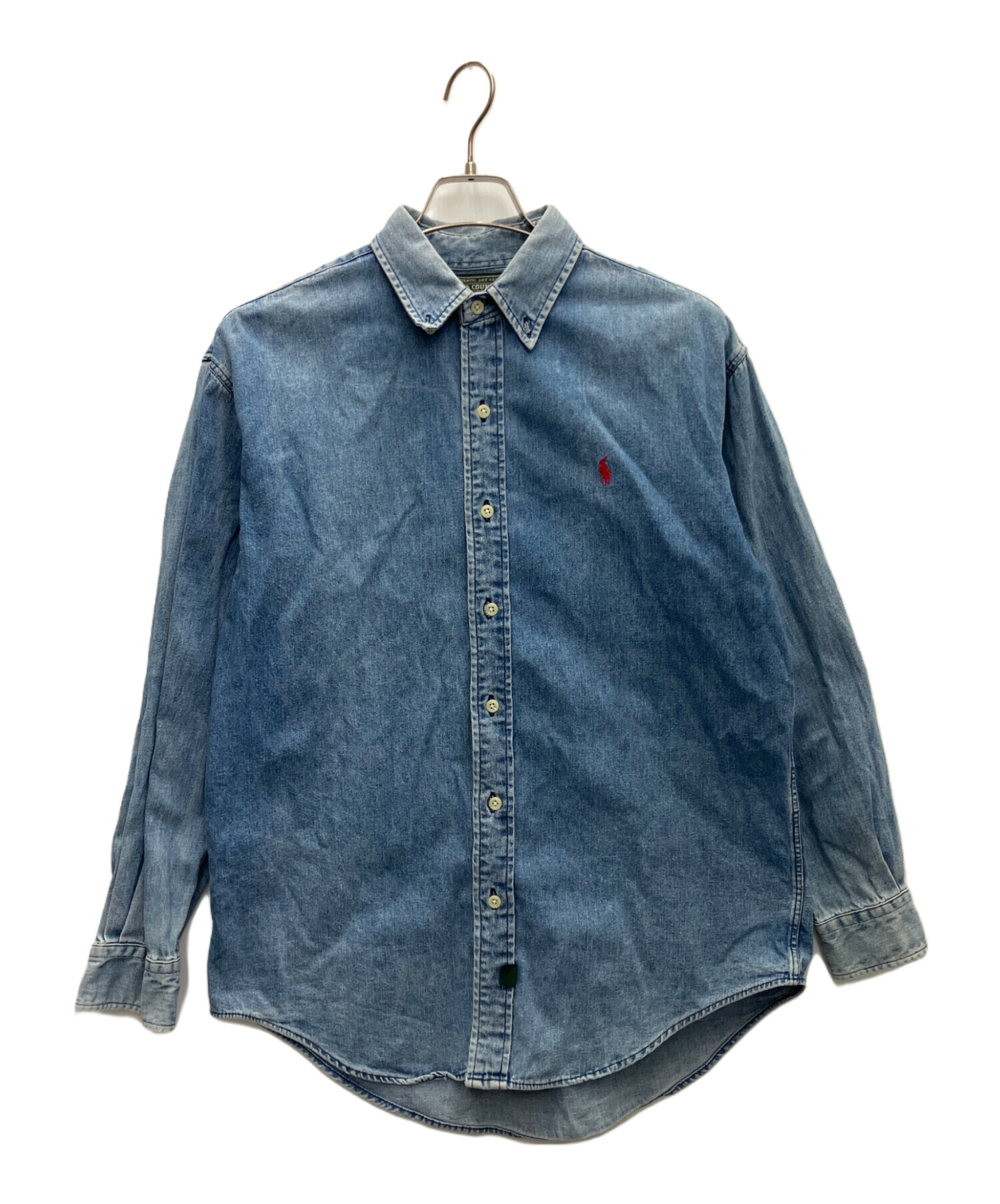 【入手困難】 ポロカントリー デニムシャツ インディゴ Mサイズ ポロカン 中古・古着通販】POLO COUNTRY (ポロカントリー) デニムシャツ