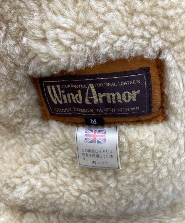 美品Wind Armor 本革ムートンジャケット M ボアメンズウィンドアーマー 中古・古着通販】Wind Armor (ウィンドアーマー) ムートンジャケット
