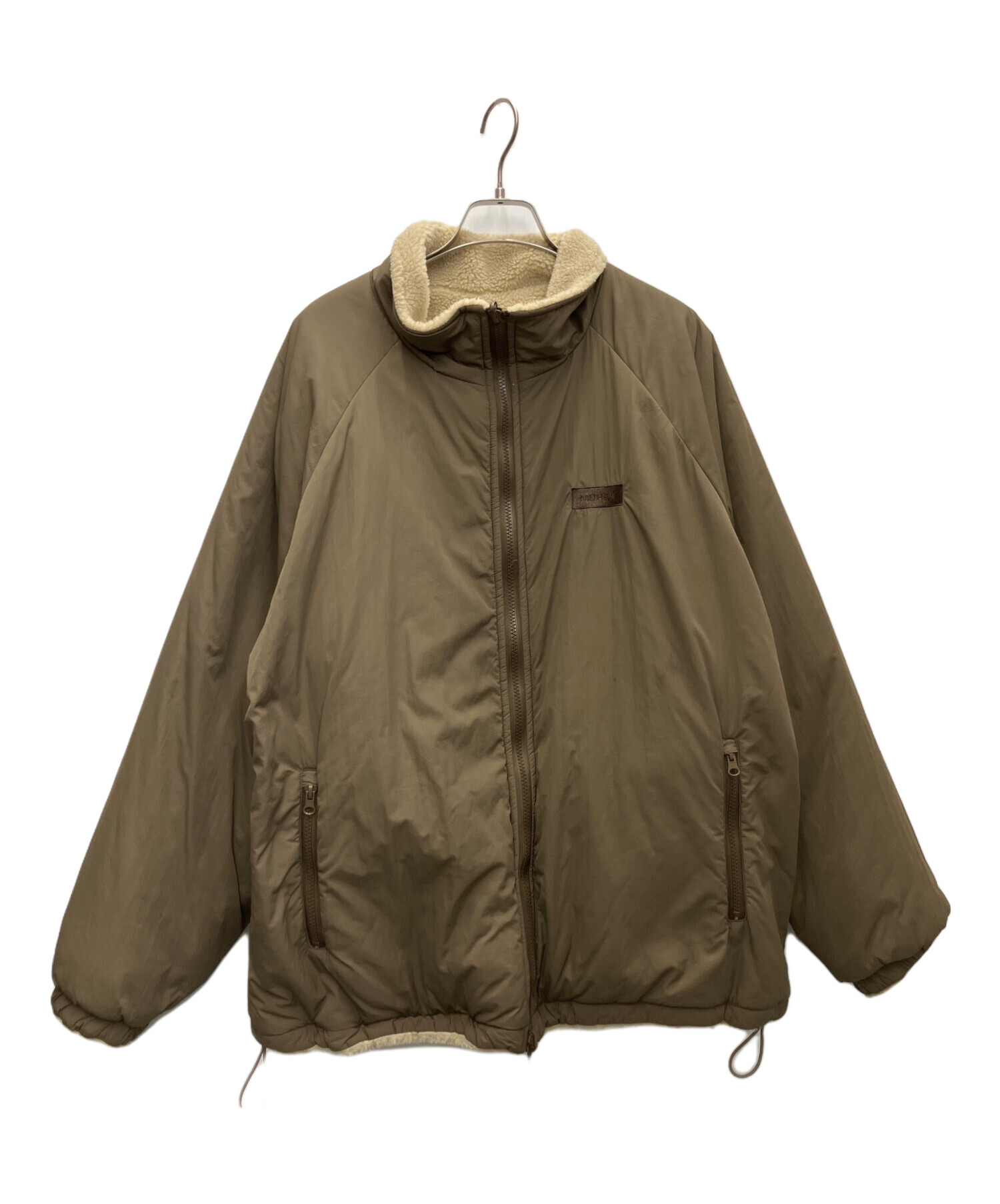 中古・古着通販】MUHET (ミュエータ) リバーシブルブルゾン ベージュ 