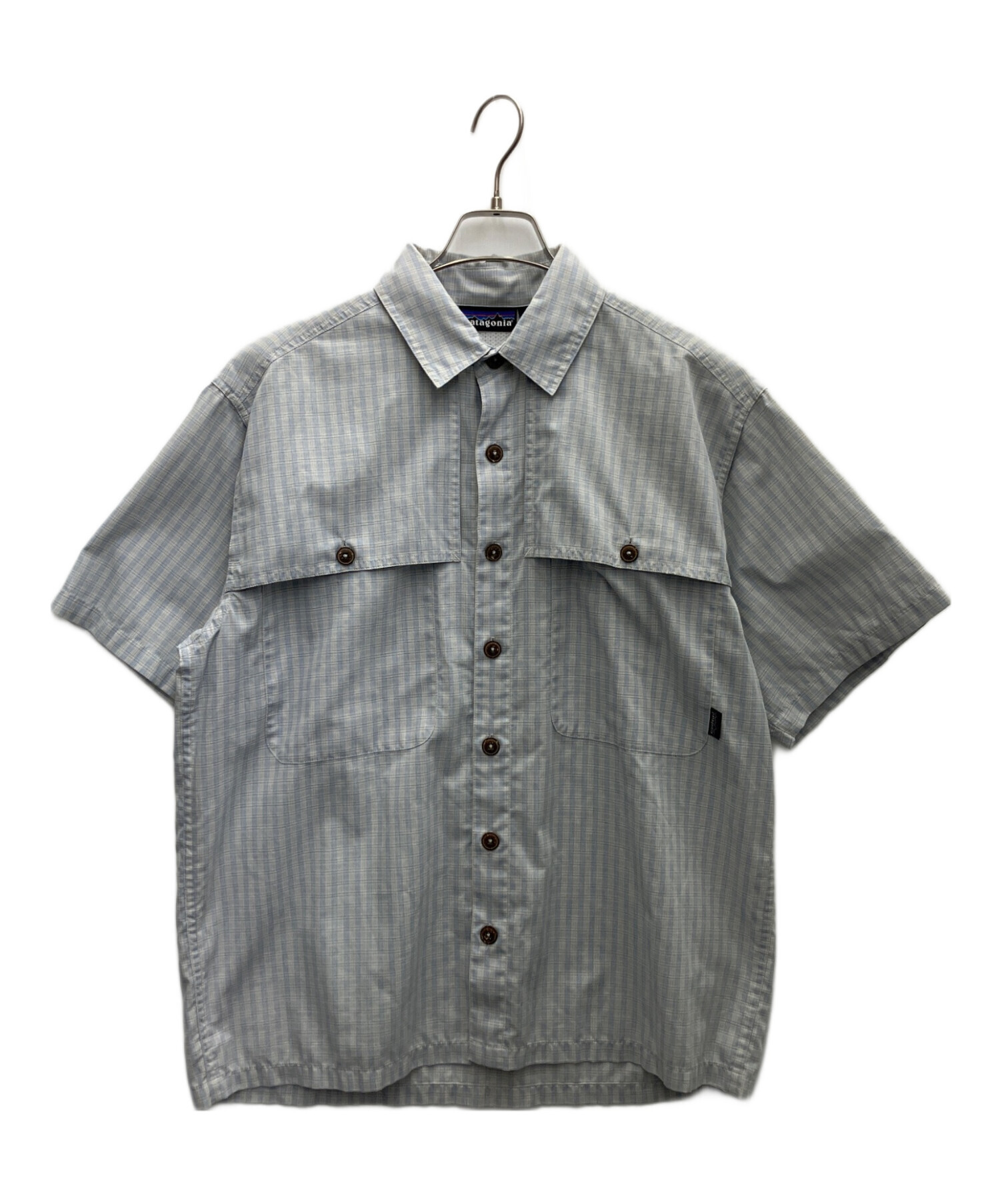 中古・古着通販】Patagonia (パタゴニア) 半袖シャツ ブルー サイズ:S