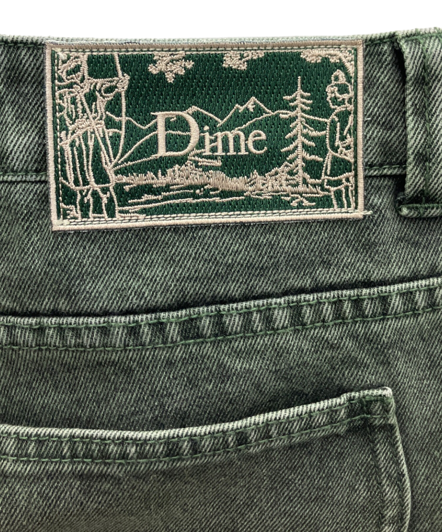 中古・古着通販】Dime (ダイム) デニムパンツ グリーン サイズ:W32 