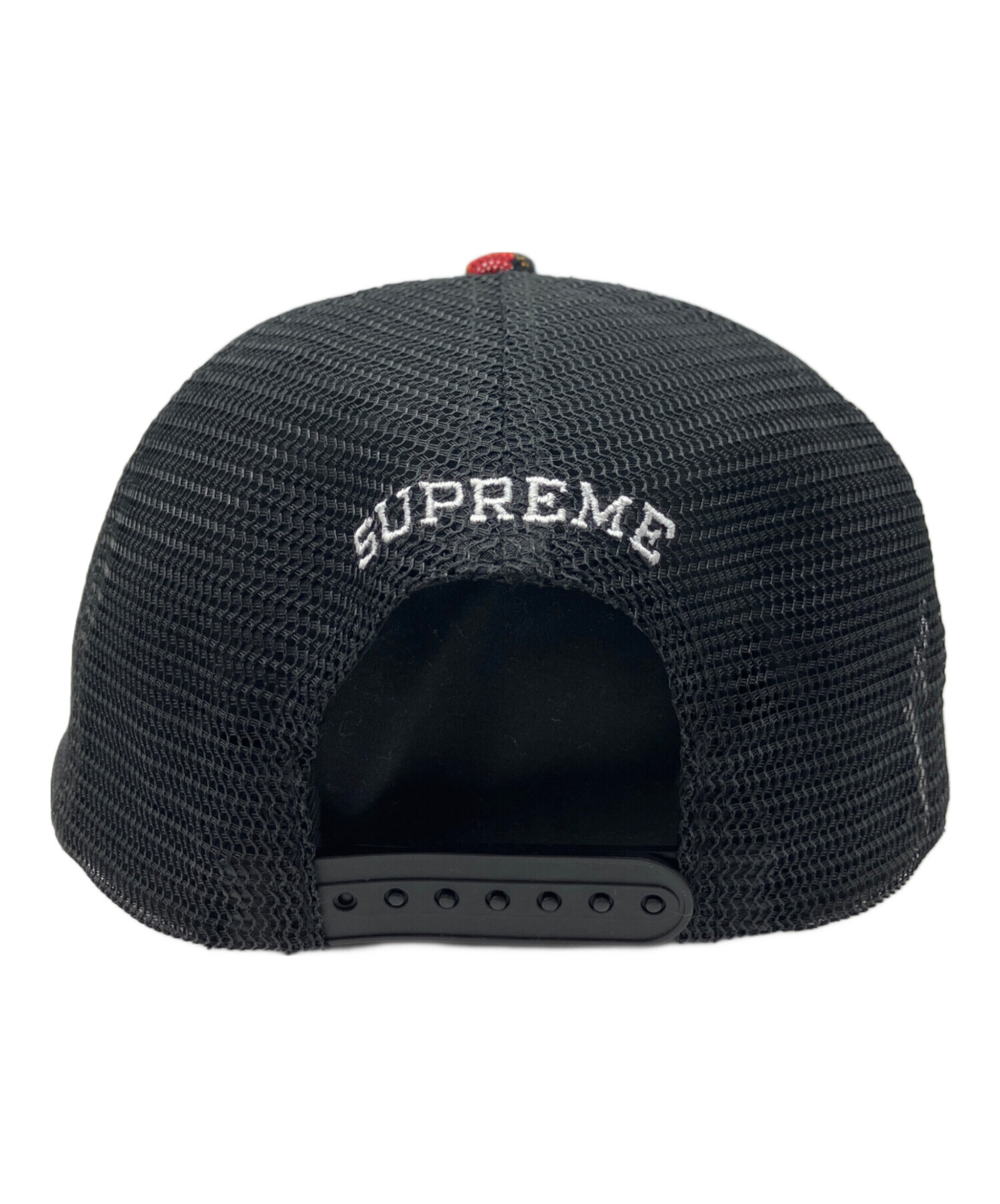 中古・古着通販】Supreme (シュプリーム) Studded Cap レッド×ブラック
