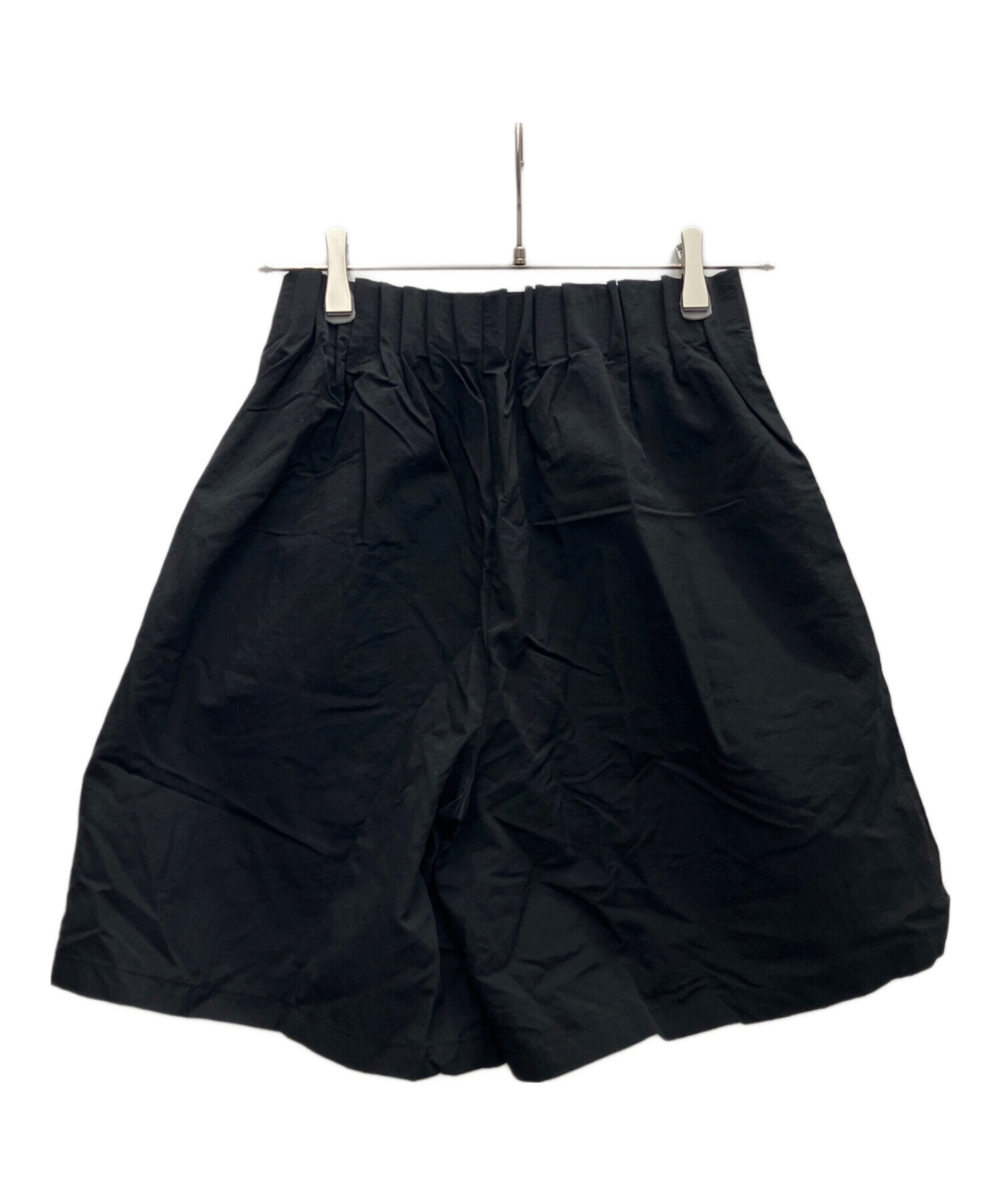 eunoia ブラックショートパンツ ONEサイズ 中古・古着通販】eunoia (ユノイア) ショートパンツ ブラック サイズ