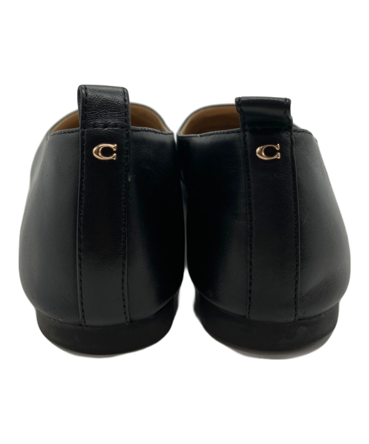 中古・古着通販】COACH (コーチ) パンプス ブラック サイズ:SIZE5.5