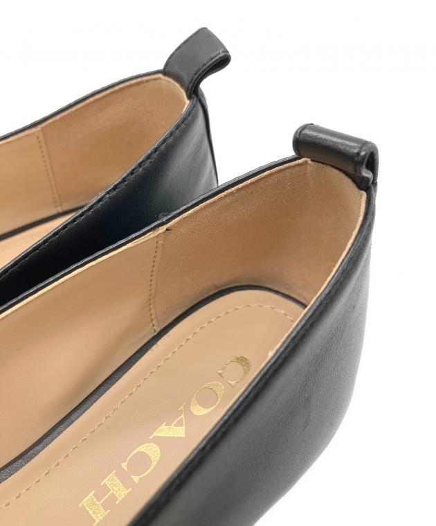 中古・古着通販】COACH (コーチ) パンプス ブラック サイズ:SIZE5.5