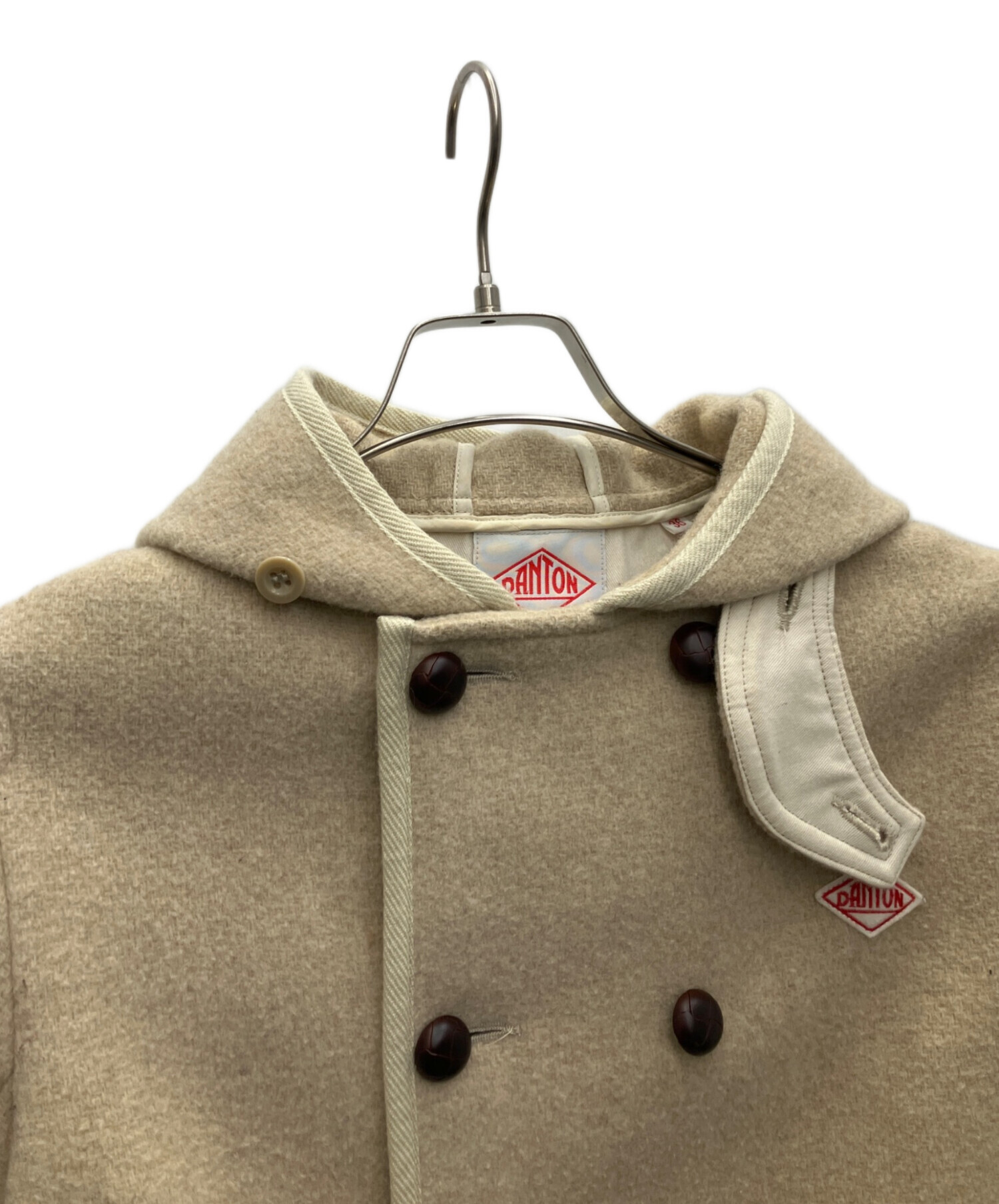 中古・古着通販】DANTON (ダントン) フーデッドジャケット ベージュ