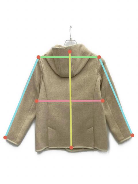 中古・古着通販】DANTON (ダントン) フーデッドジャケット ベージュ