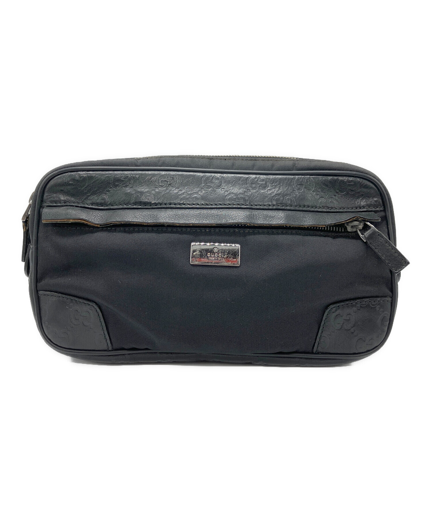 中古・古着通販】GUCCI (グッチ) ウエストバッグ ブラック｜ブランド