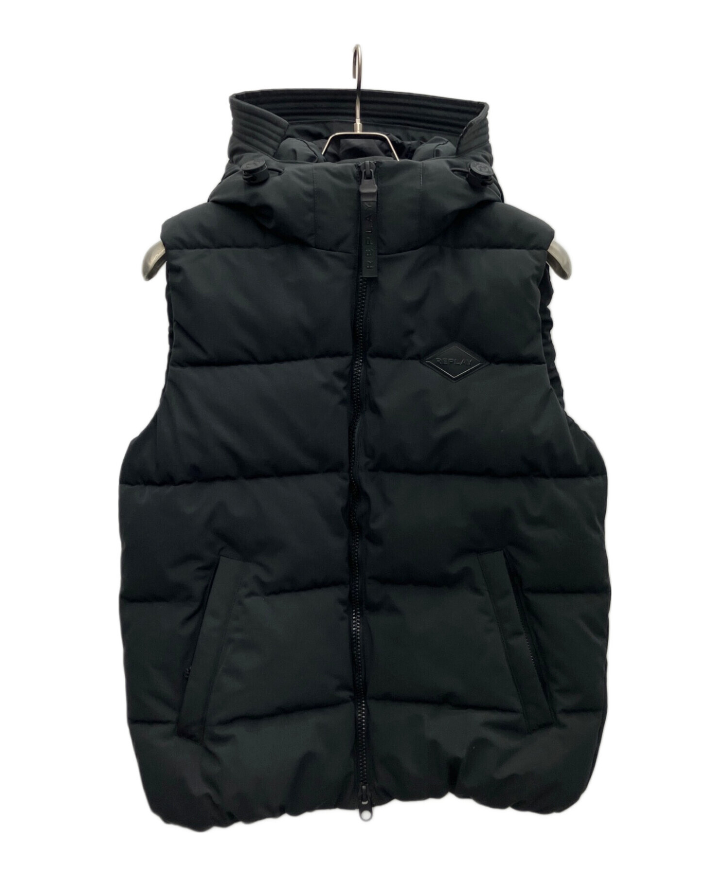 中古・古着通販】REPLAY (リプレイ) 中綿ベスト ブラック サイズ:M
