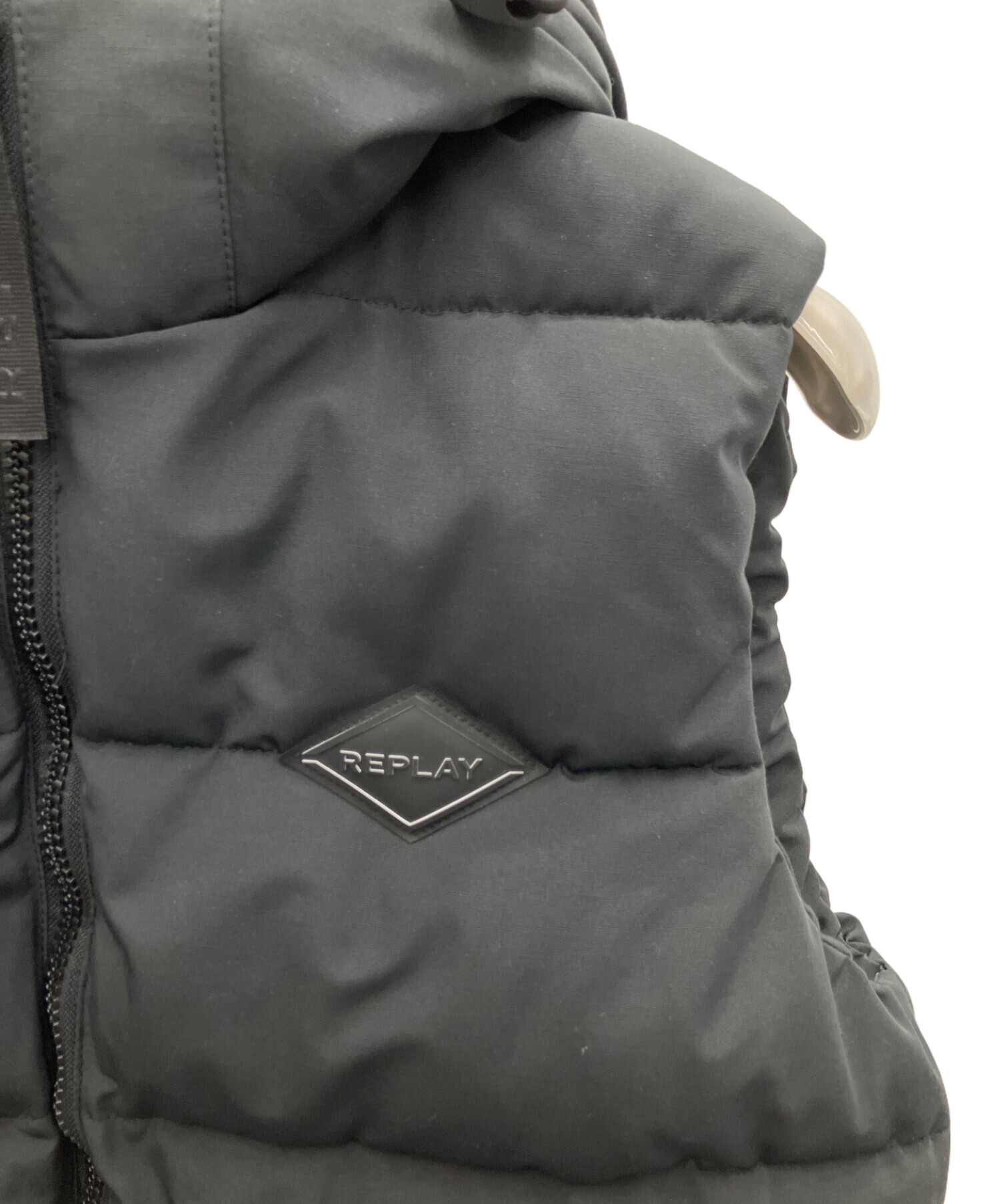 中古・古着通販】REPLAY (リプレイ) 中綿ベスト ブラック サイズ:M