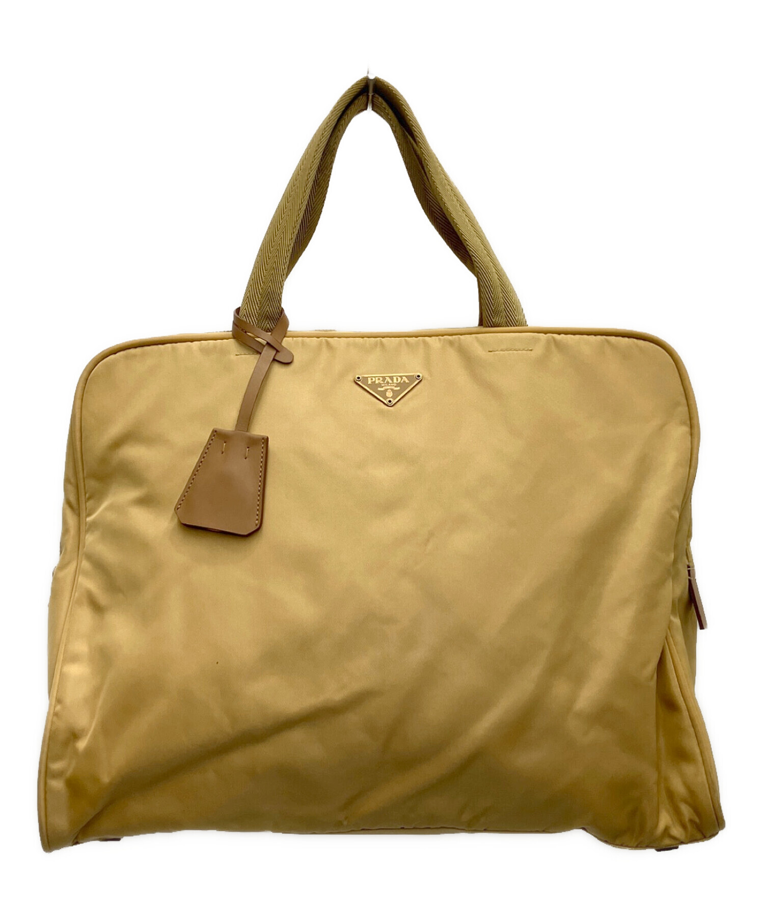 中古・古着通販】PRADA (プラダ) ハンドバッグ ベージュ｜ブランド 