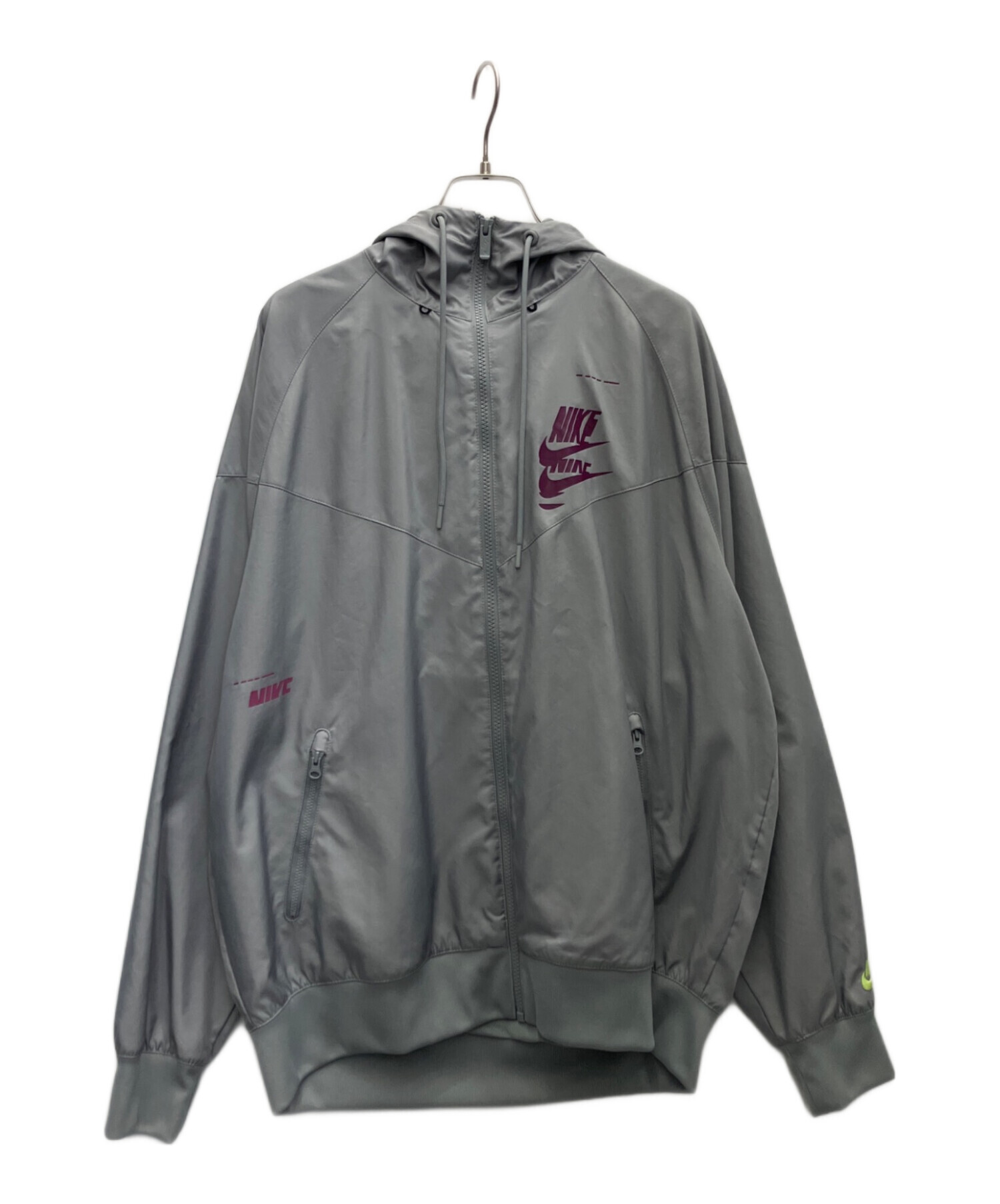 中古・古着通販】NIKE (ナイキ) ウインドブレーカー グレー サイズ:XL