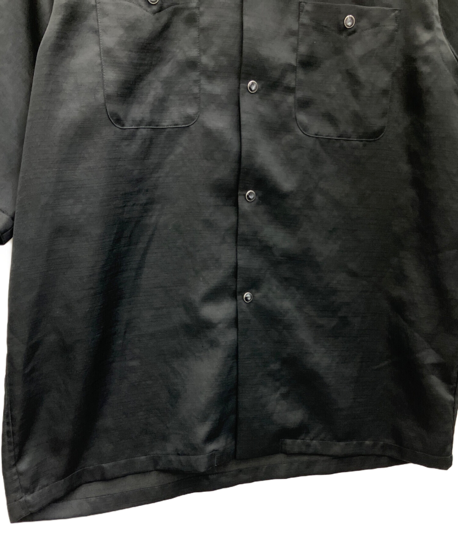 中古・古着通販】Needles (ニードルズ) 半袖シャツ ブラック サイズ:S