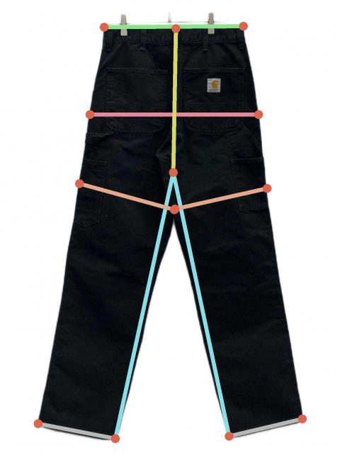 中古・古着通販】CarHartt (カーハート) ダブルニーワークパンツ