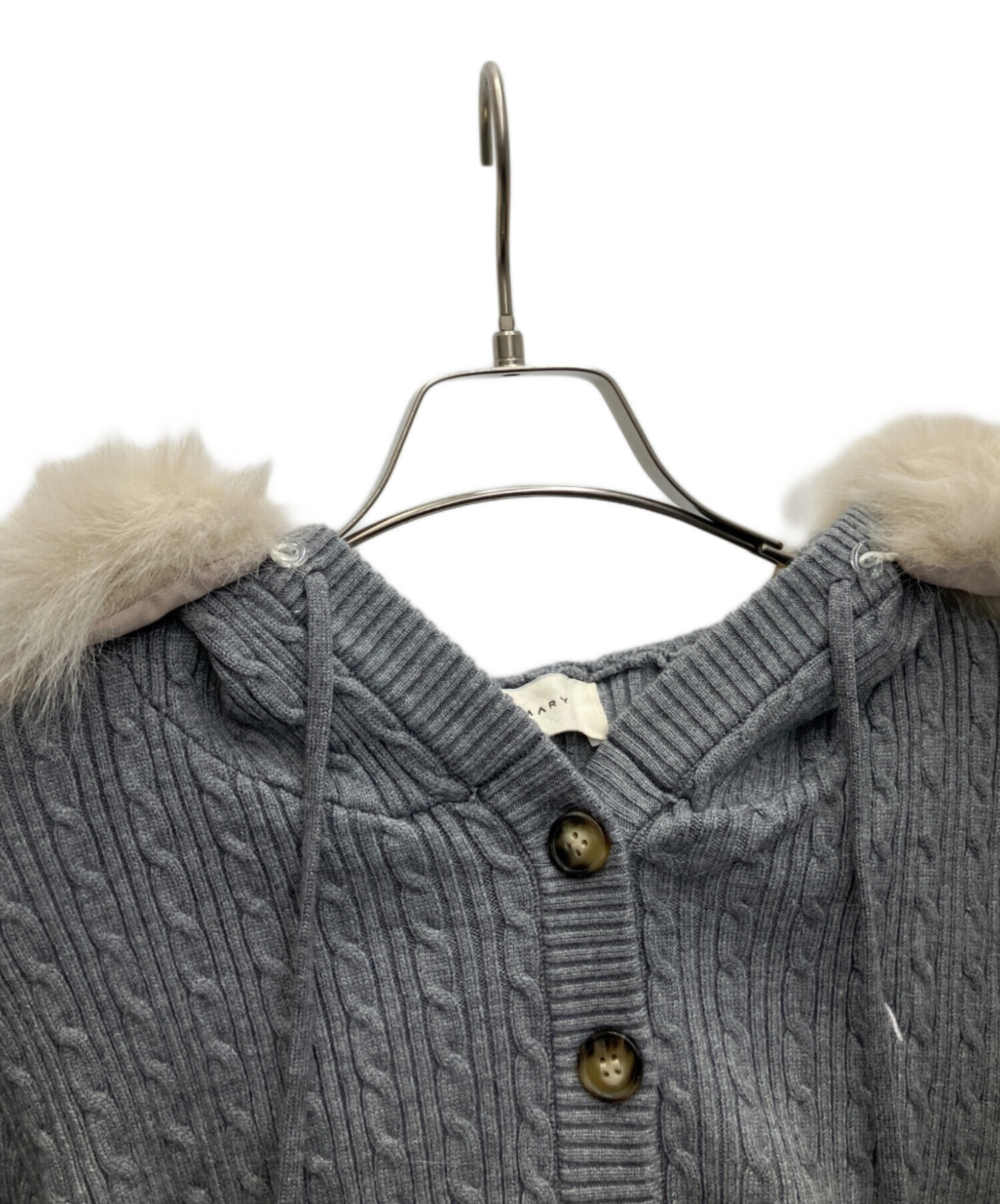 中古・古着通販】ANDMARY (アンドマリー) ニットセットアップ グレー