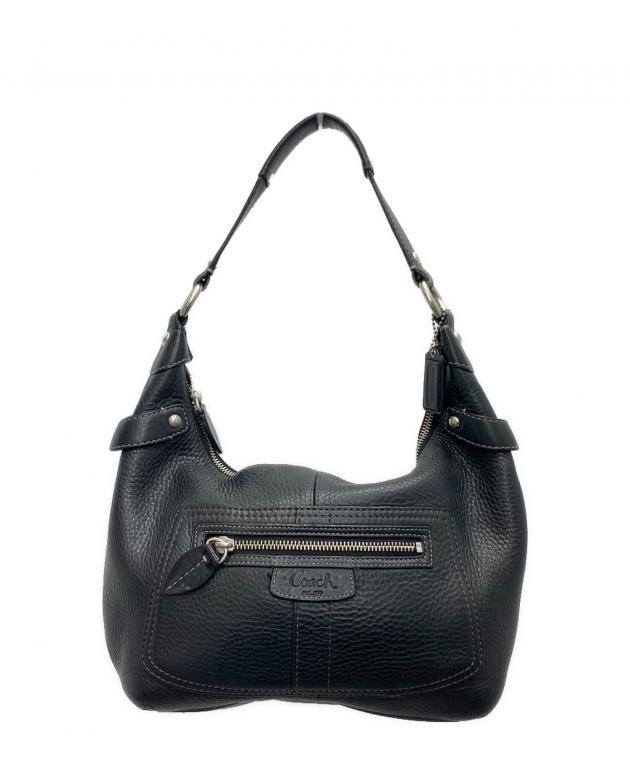 中古・古着通販】COACH (コーチ) ワンショルダーバッグ ブラック