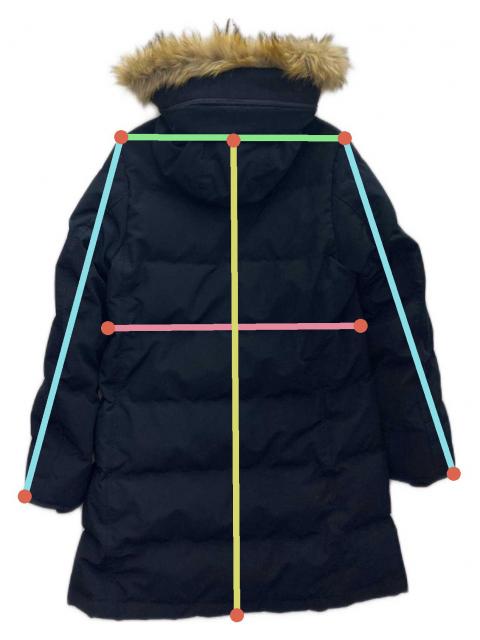 中古・古着通販】DANTON (ダントン) ダウンジャケット ネイビー サイズ