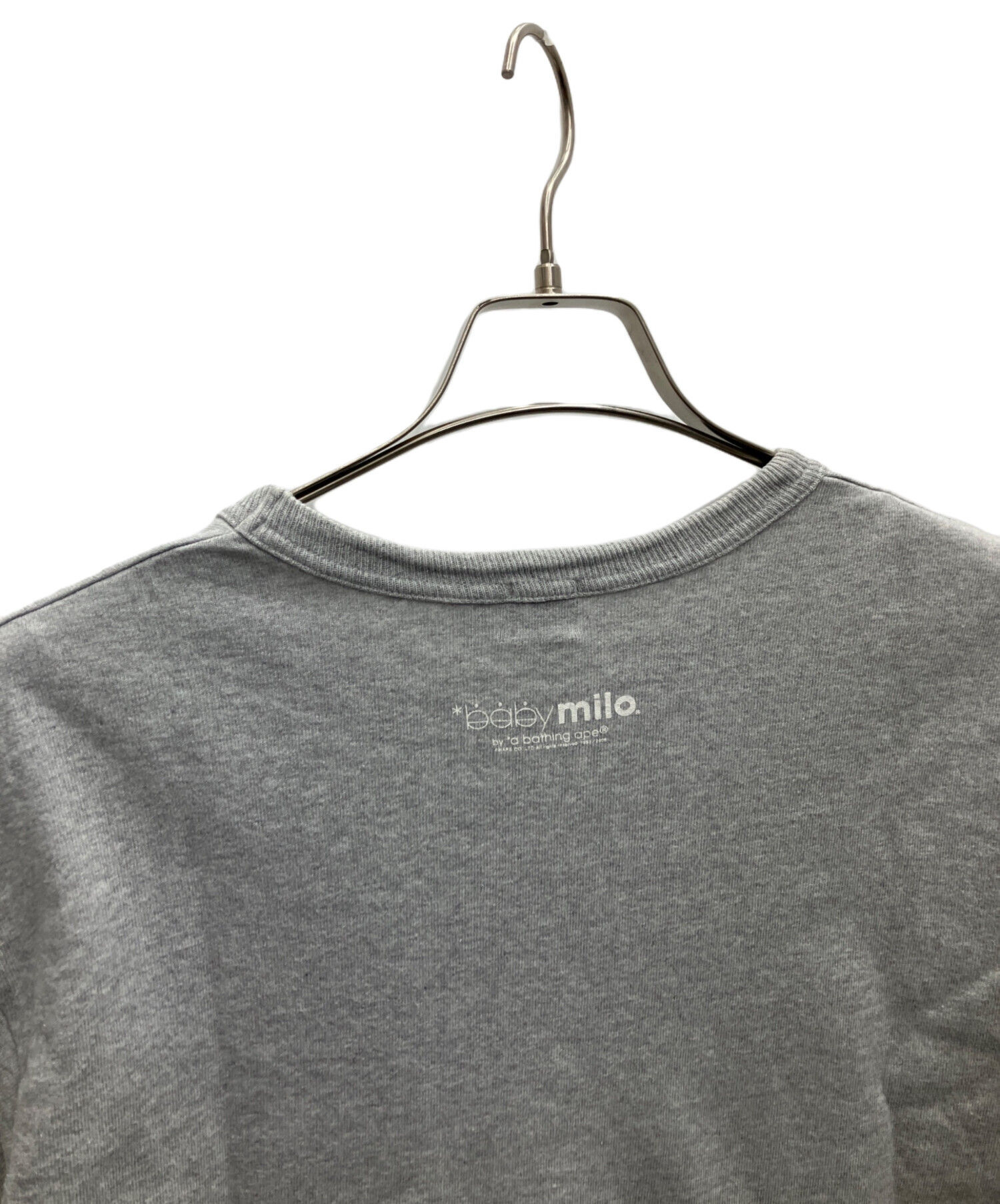 【新品】Tシャツ　baby milo Mサイズ　濃グレー baby milo グレー Tシャツ - メルカリ
