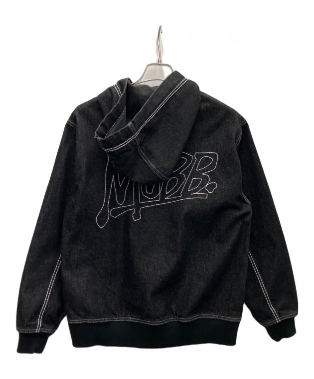 中古・古着通販】MoBB (モブ) FAT STITCH DENIM JACKET ブラック